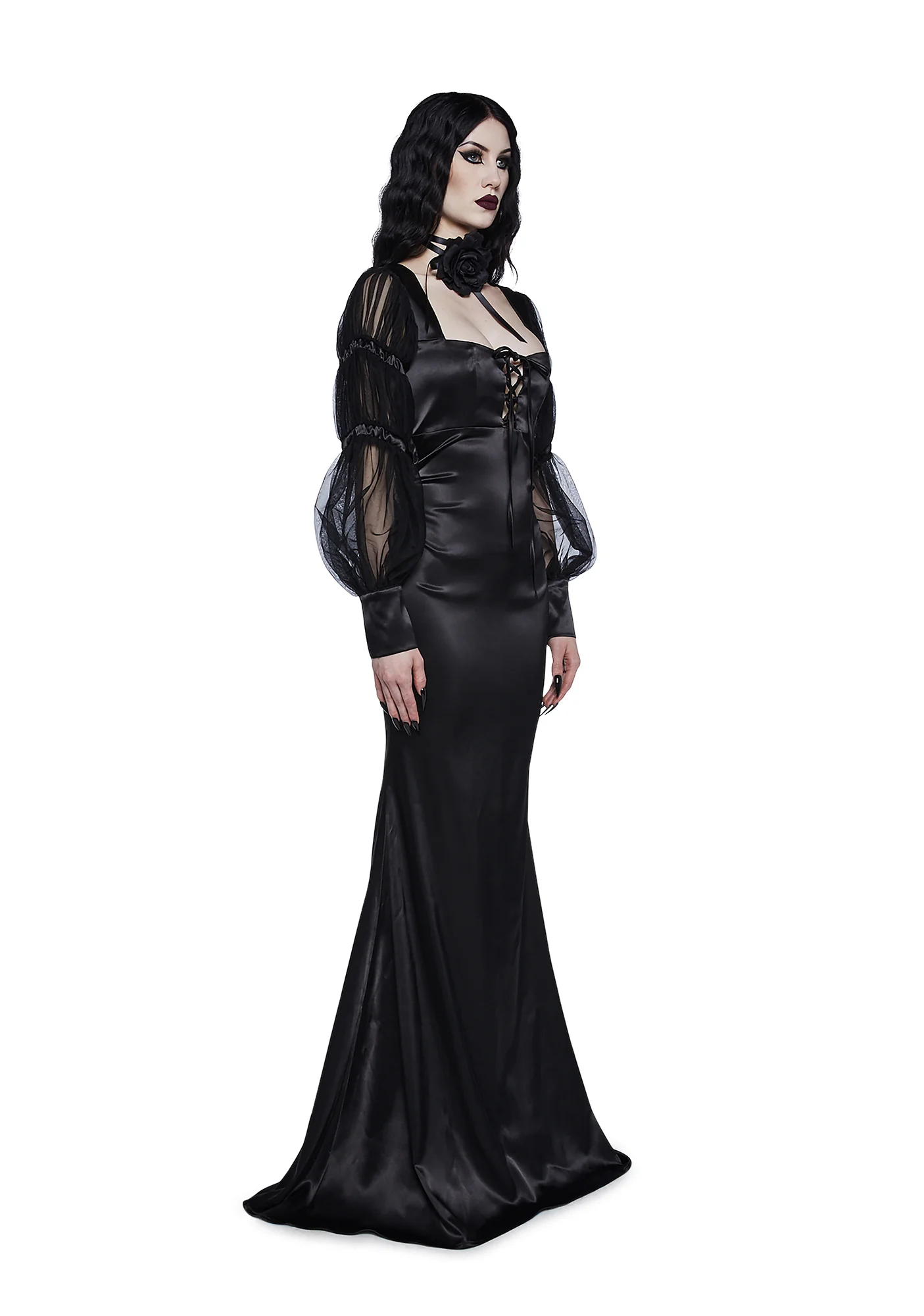 Midnight Reverence Maxi Dress - Image 3