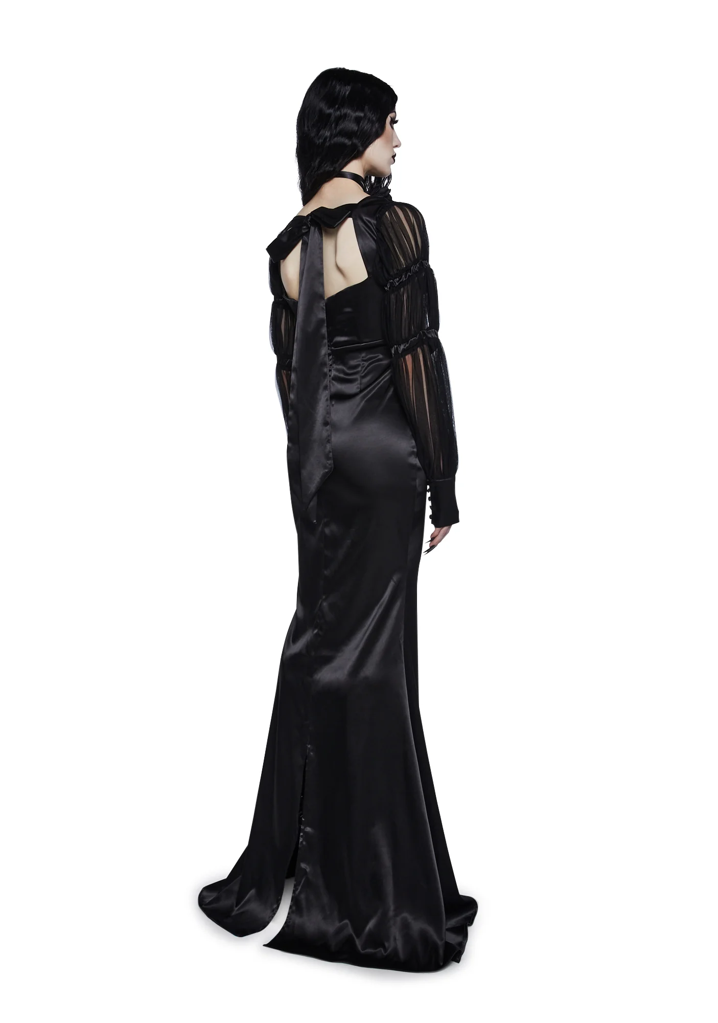 Midnight Reverence Maxi Dress - Image 4