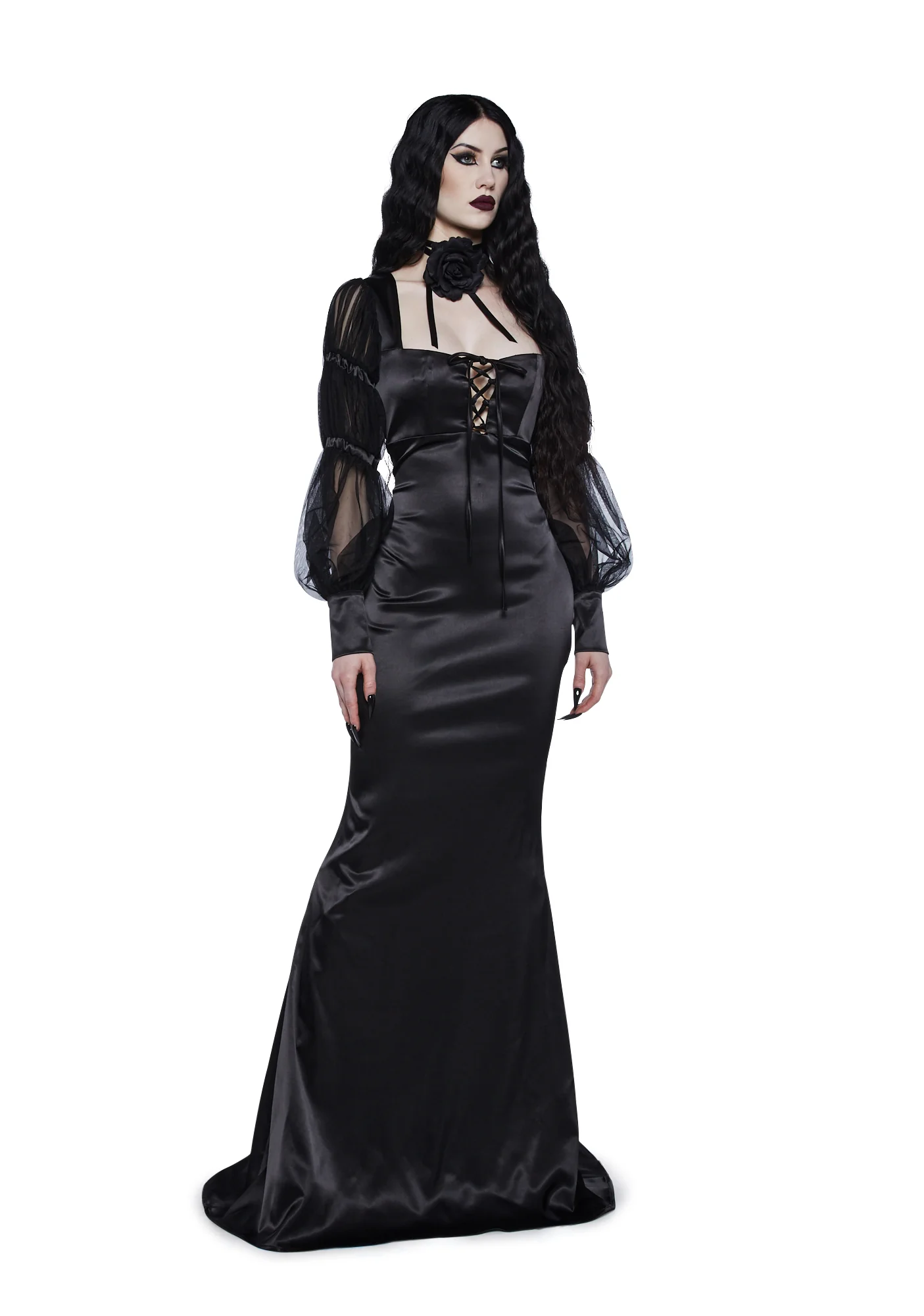 Midnight Reverence Maxi Dress - Image 6