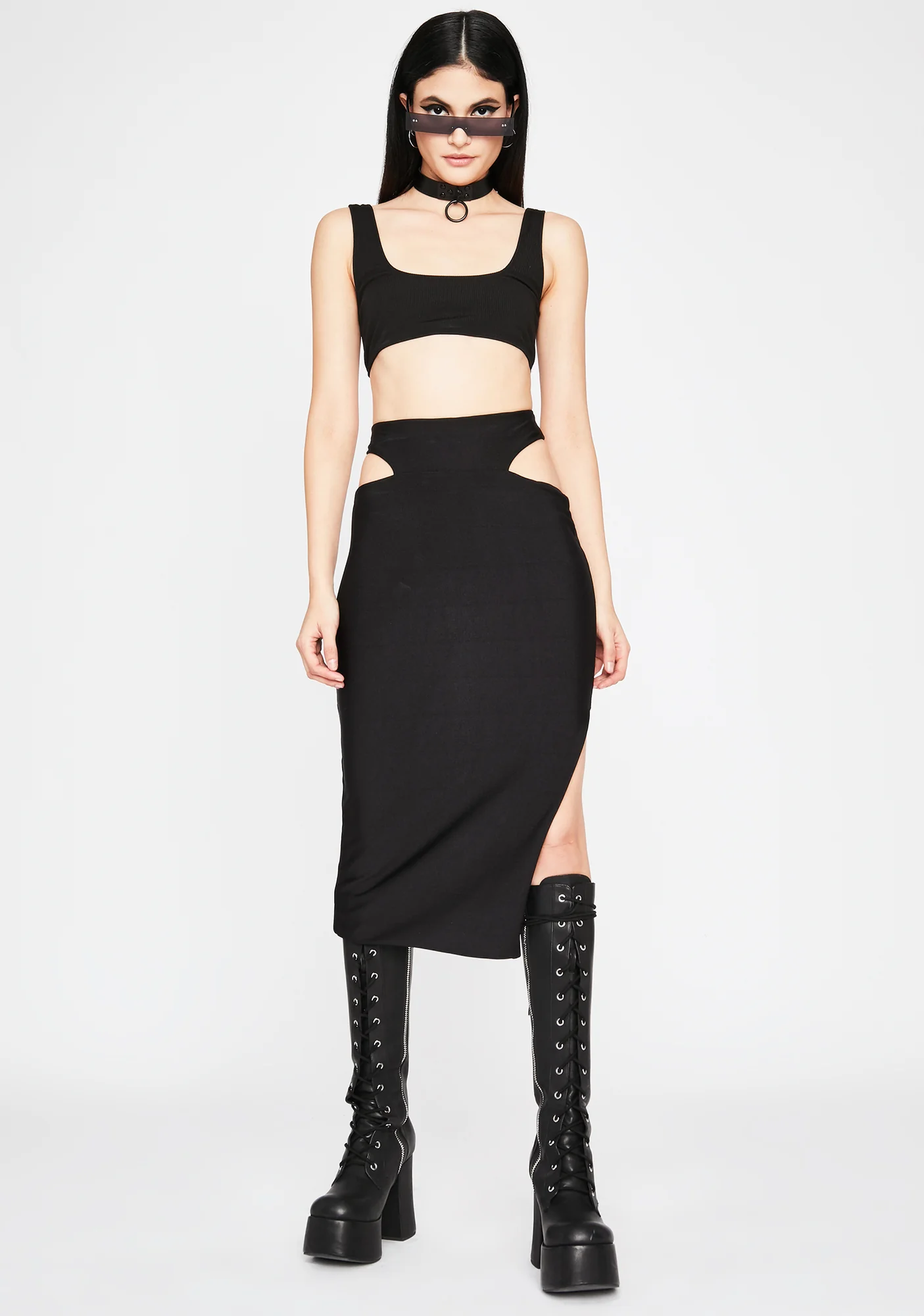 Midnight Ridin' Midi Skirt - Image 3