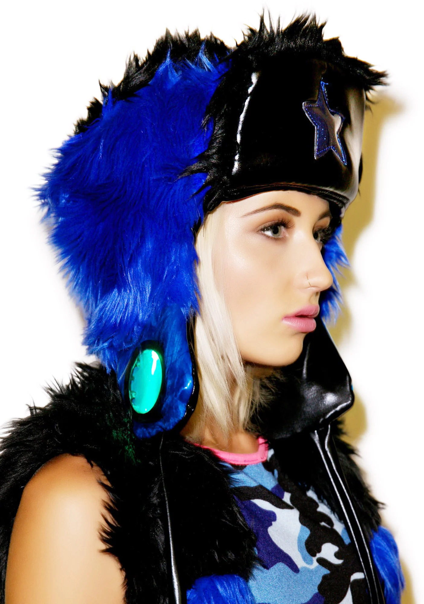 Midnight Star Faux Fur Hat - Image 4
