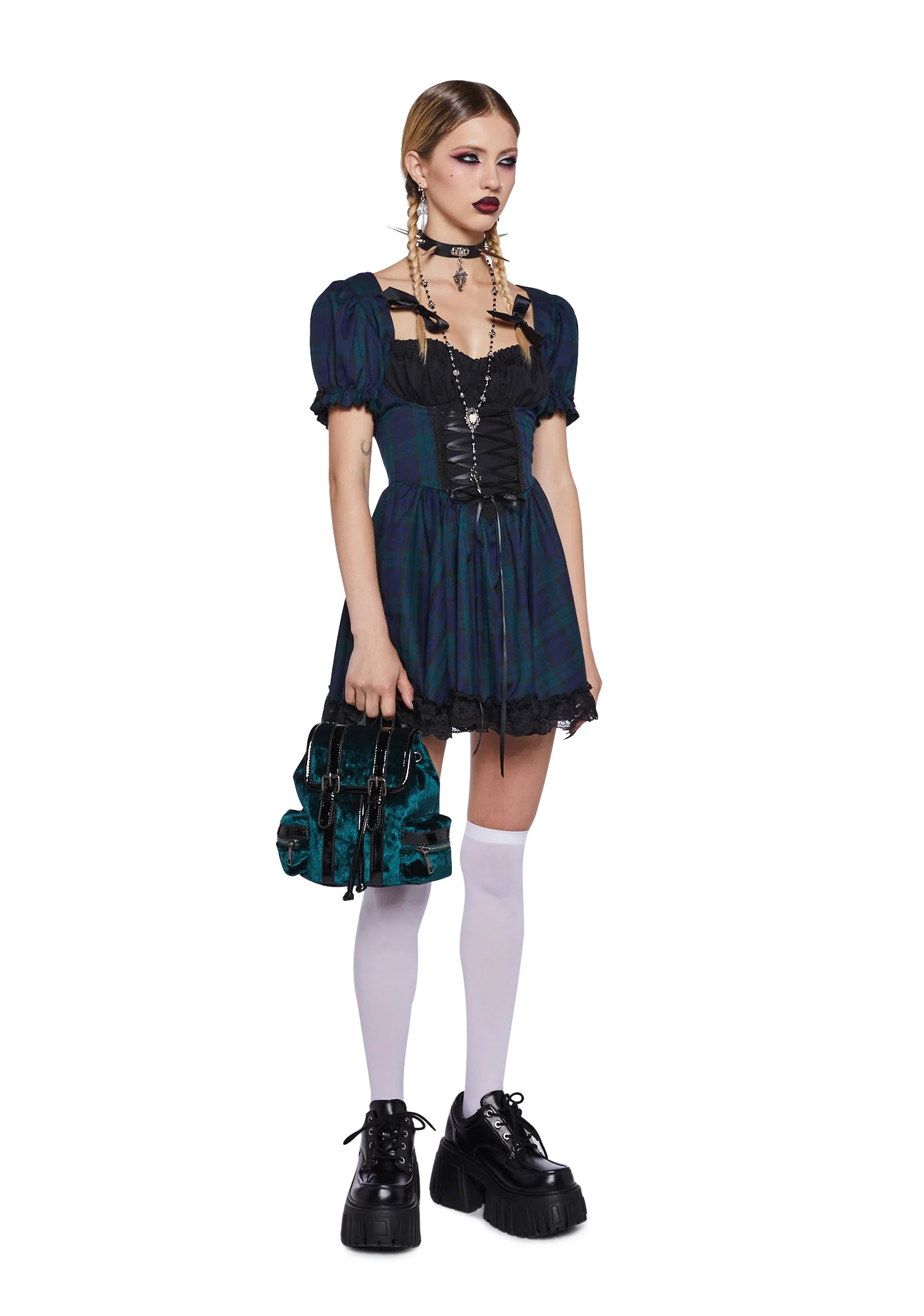 Midnight Study Mini Dress - Image 2
