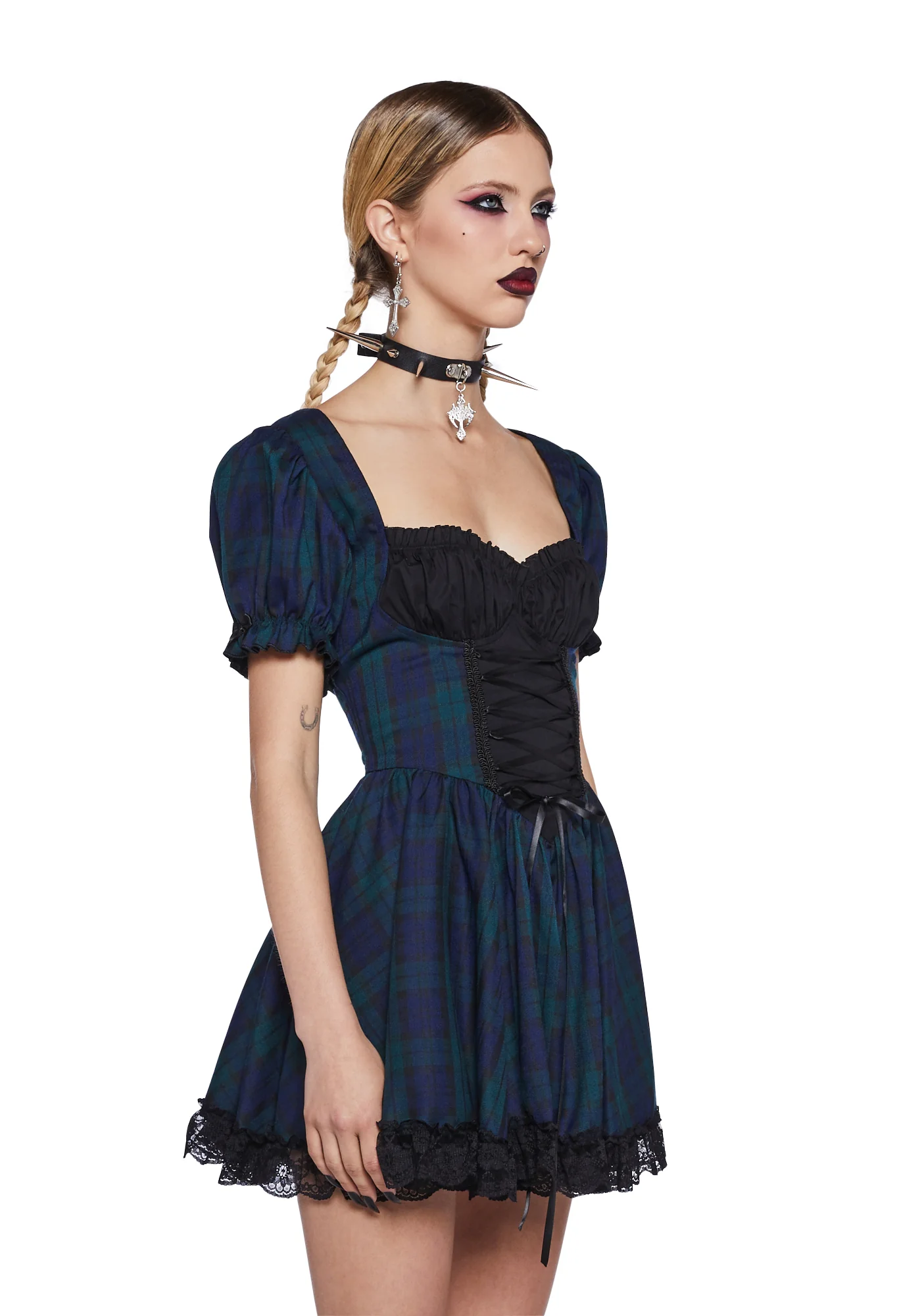 Midnight Study Mini Dress - Image 3