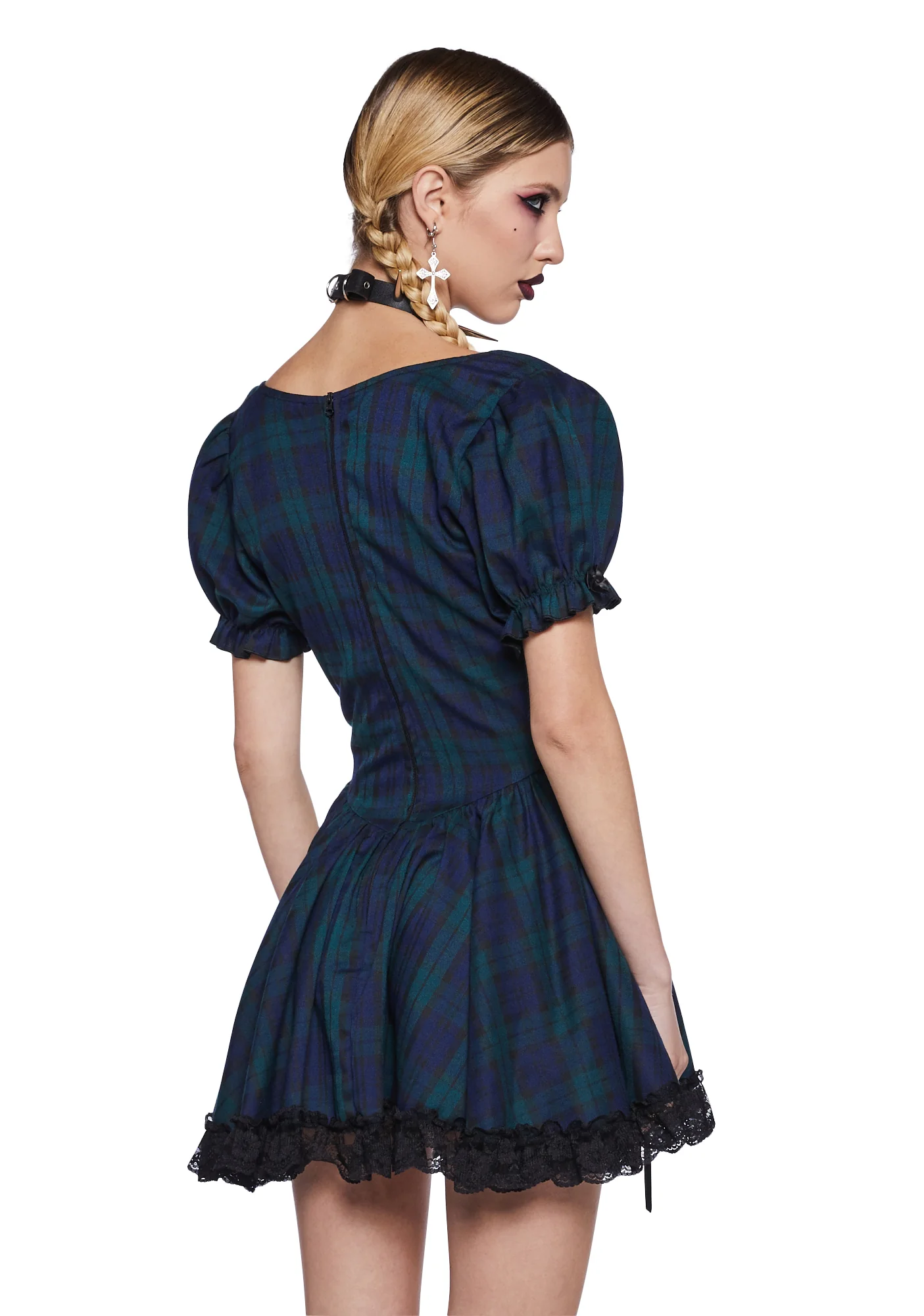 Midnight Study Mini Dress - Image 4