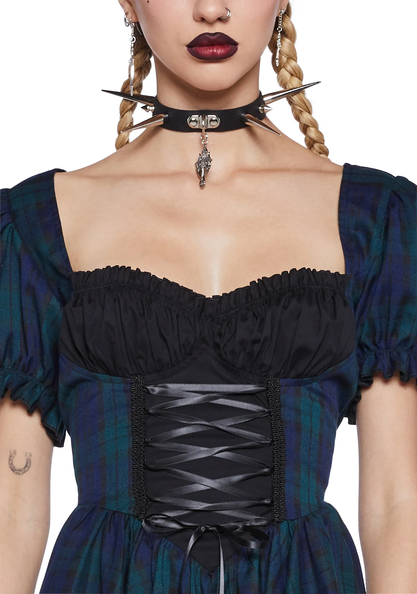 Midnight Study Mini Dress - Image 5