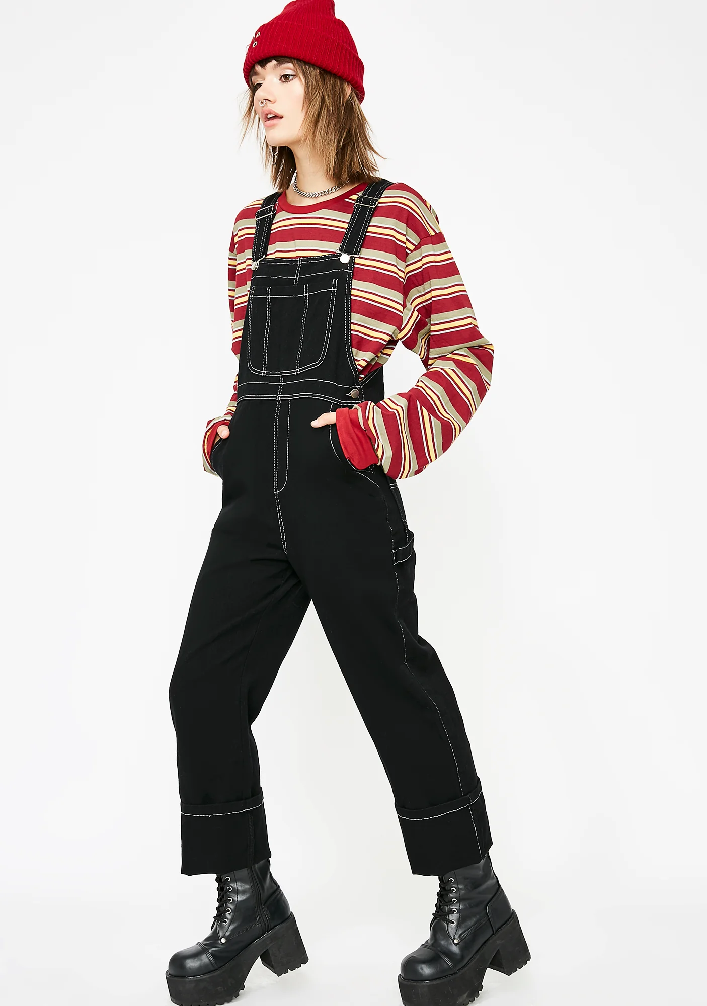 Midnight The Homie Baggy Overalls - Image 5