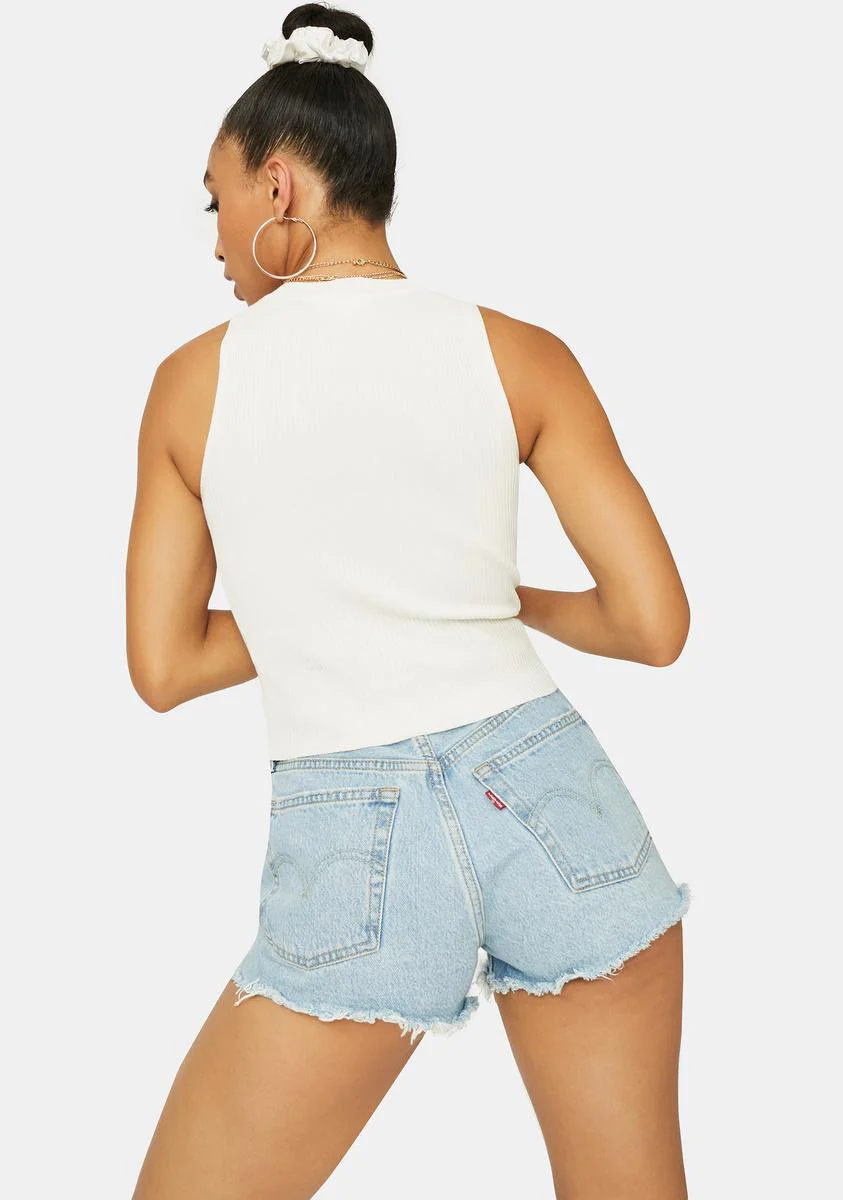 Milky Summer Air Crop Tank Top - Image 4