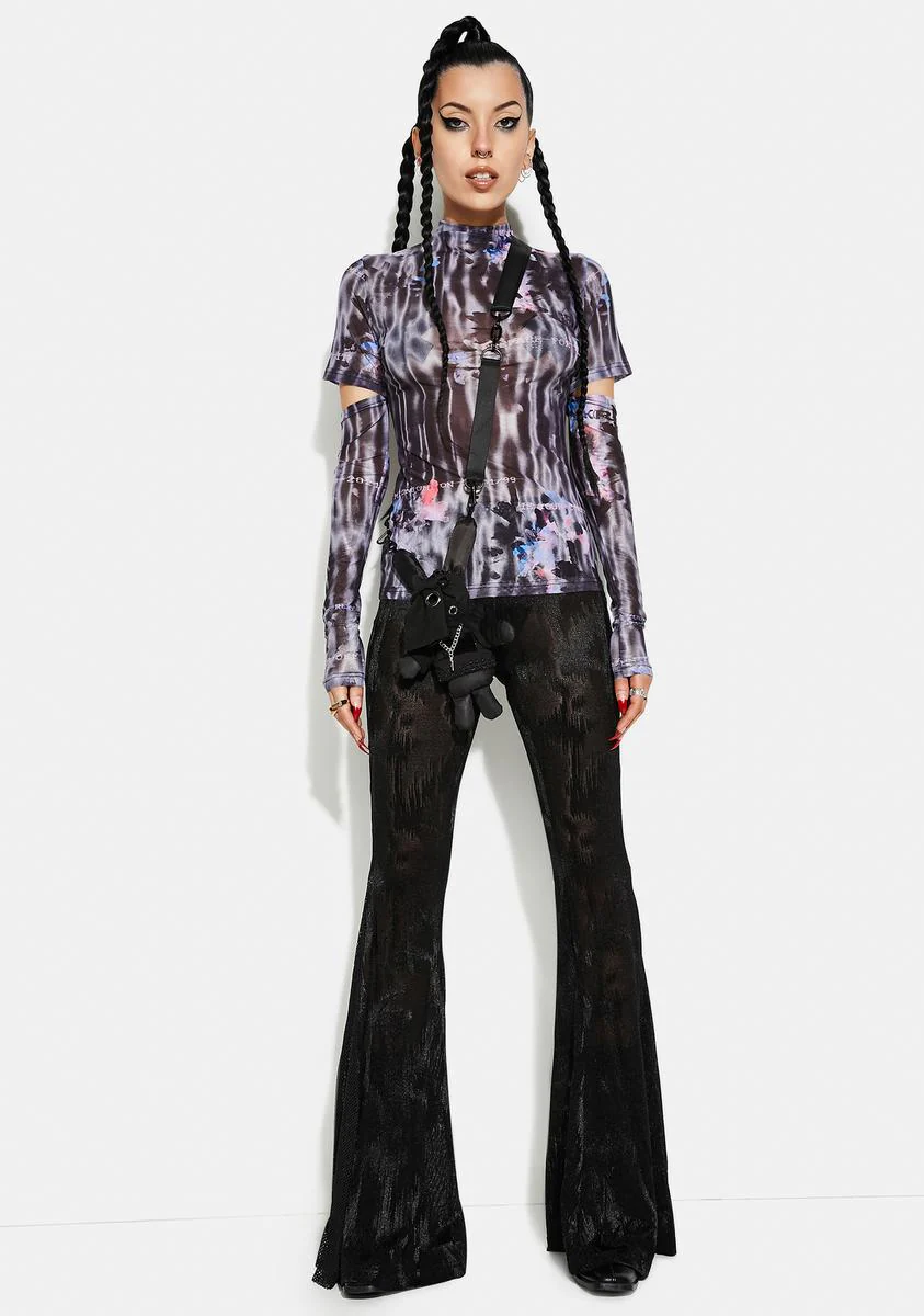 Millennium E-Worm High Neck Mesh Top - Image 3