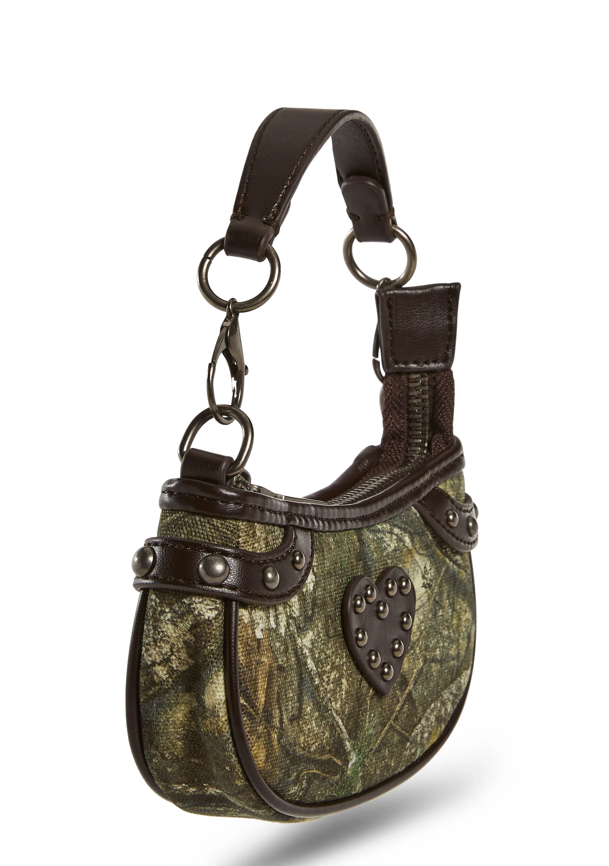 Camo Studded Shoulder Bag - Image 3