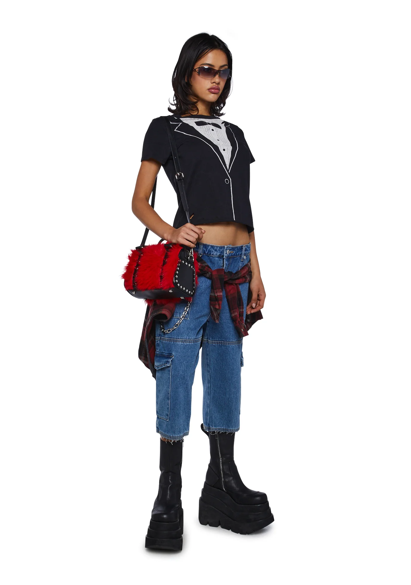 Mini Midnight Shagadelic Duffle Bag - Red - Image 5