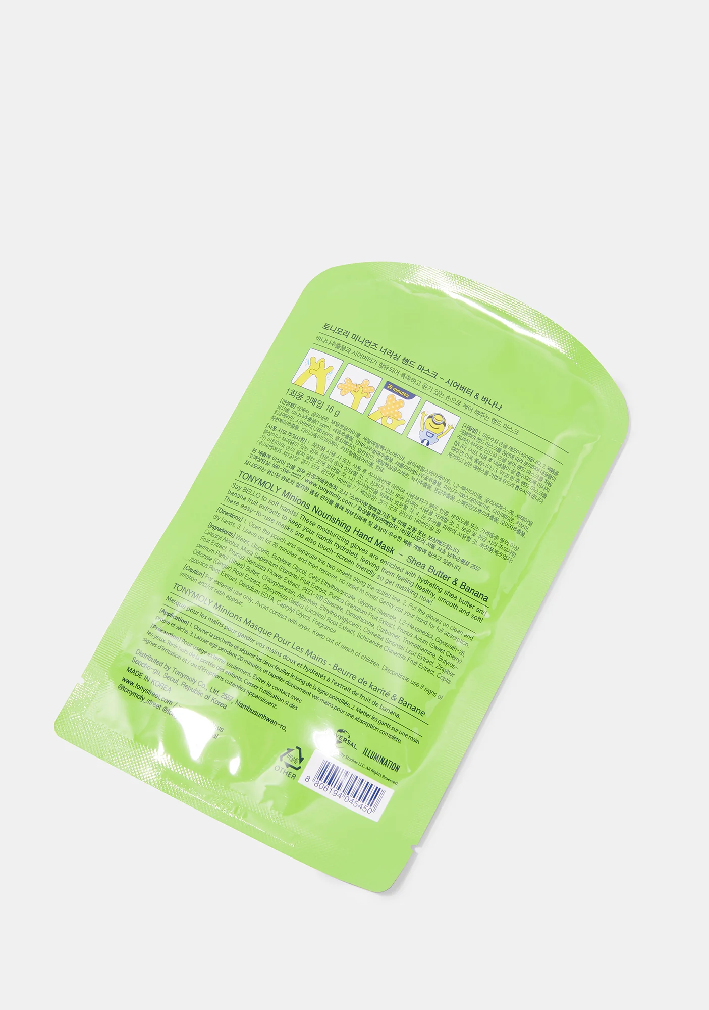 Minions Nourishing Banana Hand Mask - Image 3