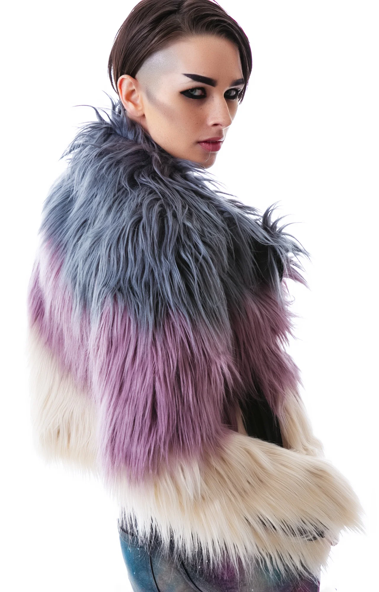 Minx Faux Fur Moto Jacket - Image 2