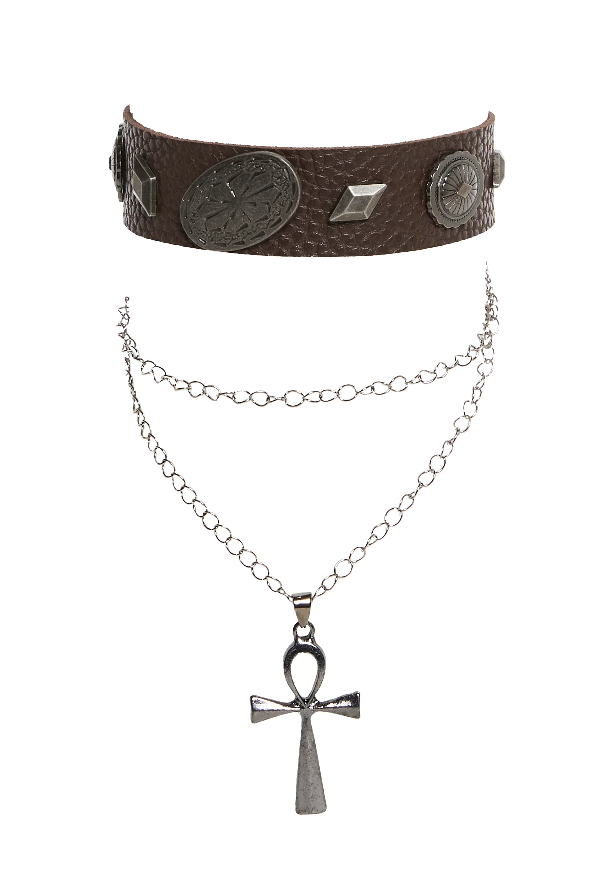 Key Of Life Layered Necklace - Image 2