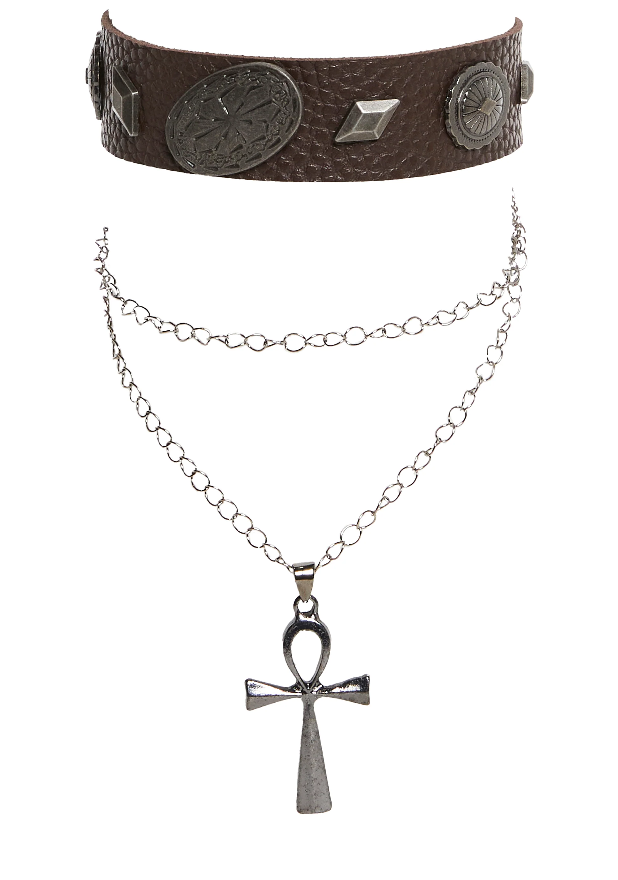 Key Of Life Layered Necklace - Image 3