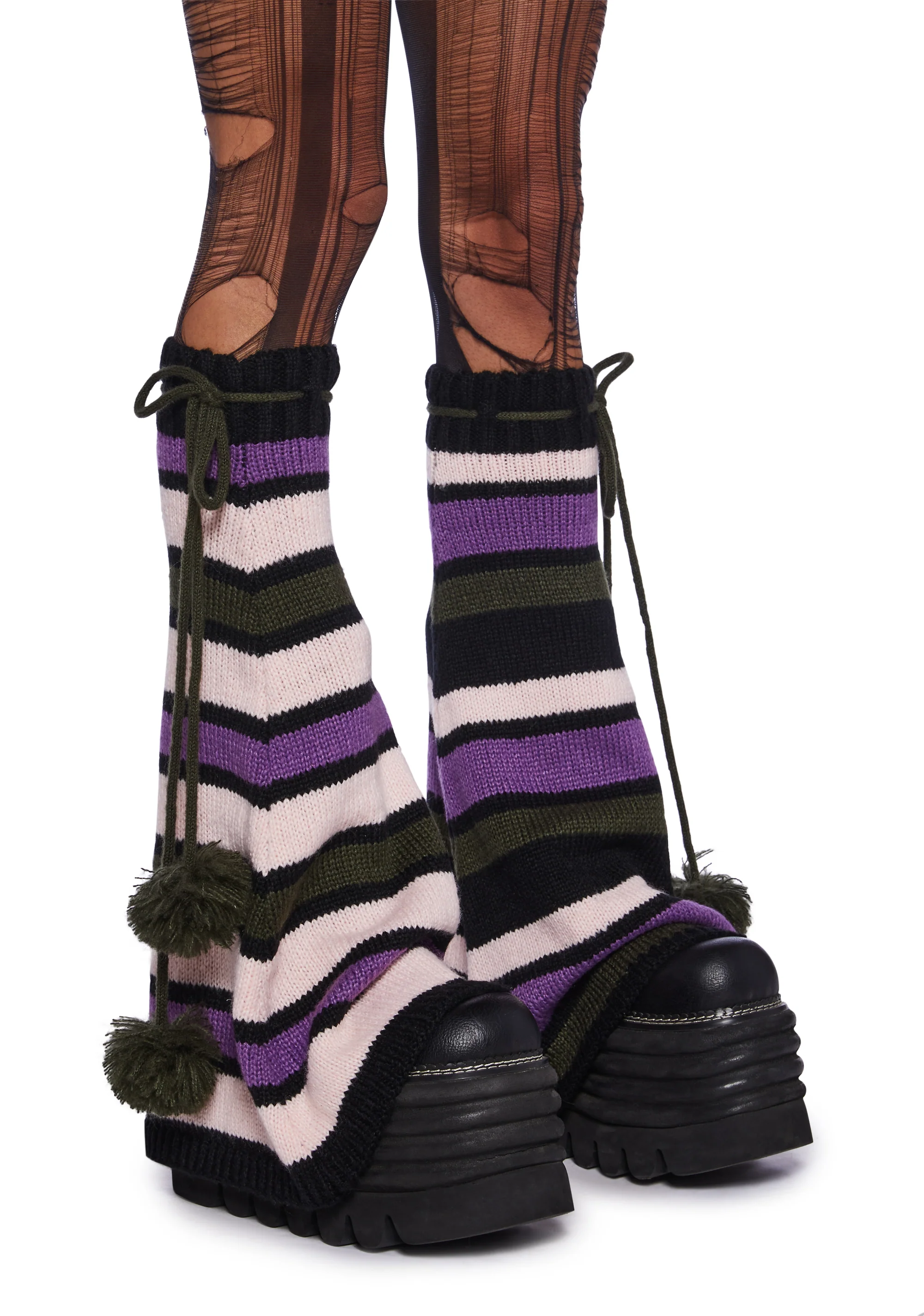 Mismatched Misfit Leg Warmers - Image 2