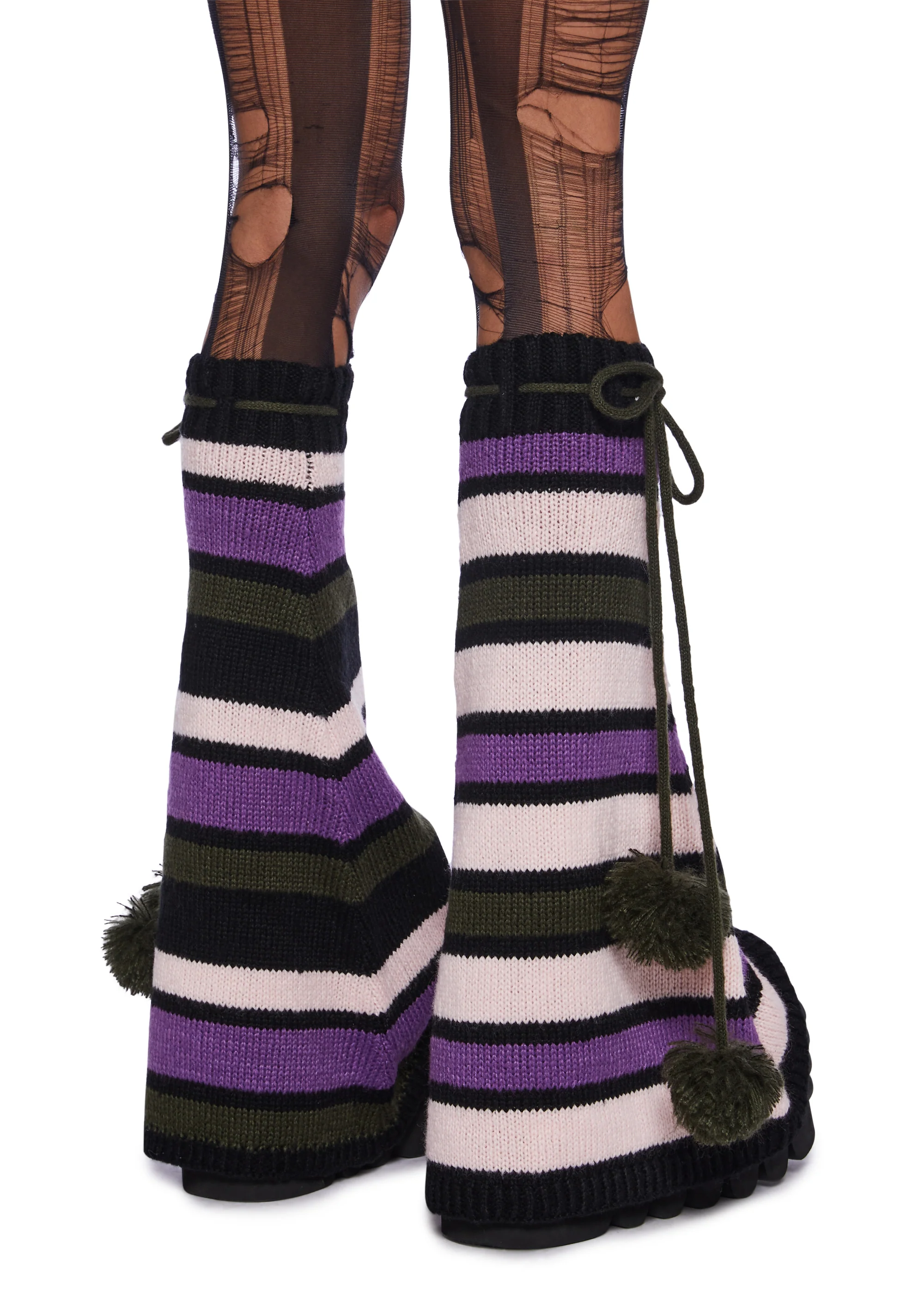 Mismatched Misfit Leg Warmers - Image 3