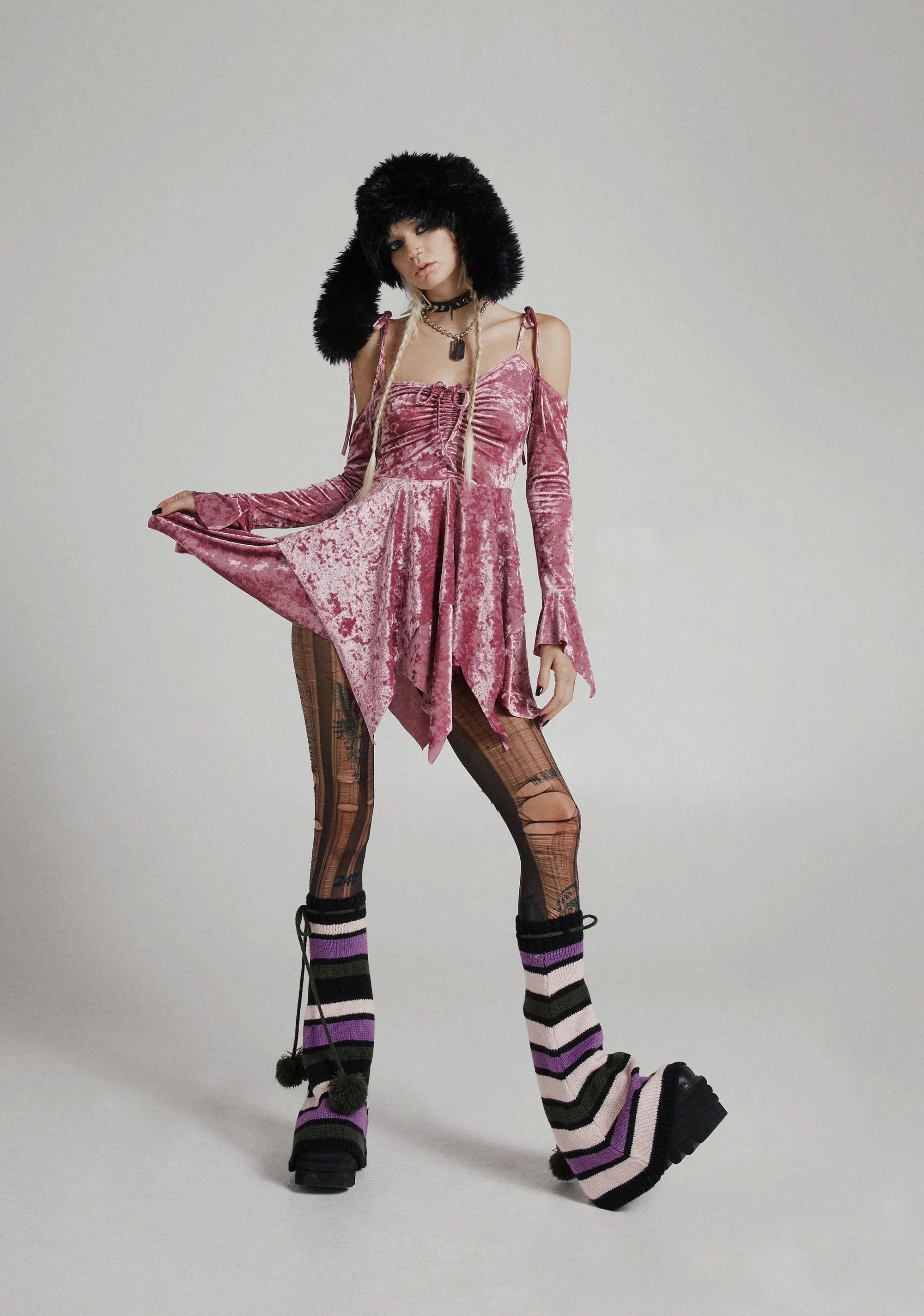 Mismatched Misfit Leg Warmers - Image 5