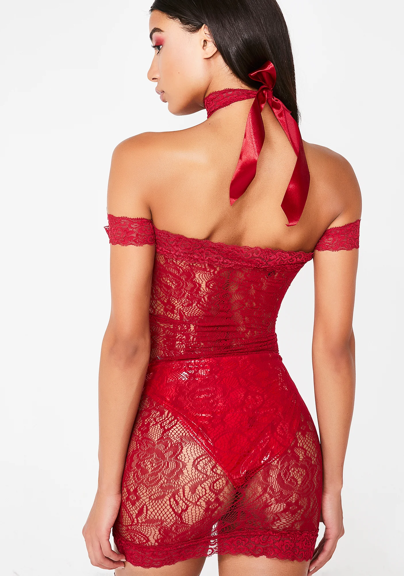 Miss Claus Lace Chemise - Image 4