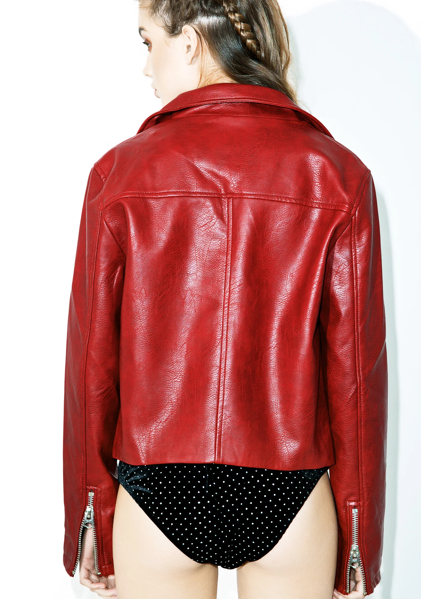 Miss Molly Vegan Leather Jacket - Image 4