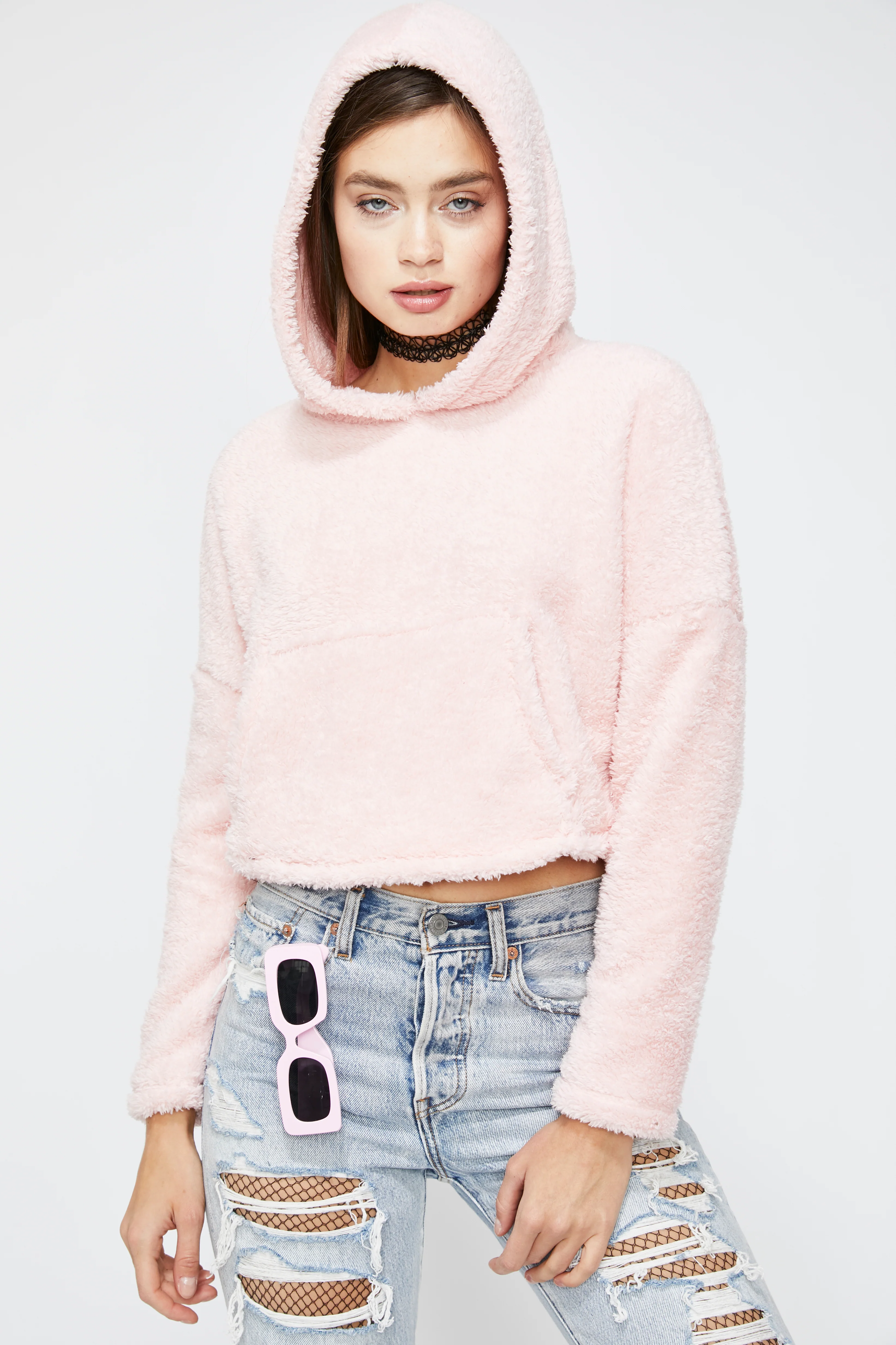 Miss Run The World Crop Hoodie - Image 3
