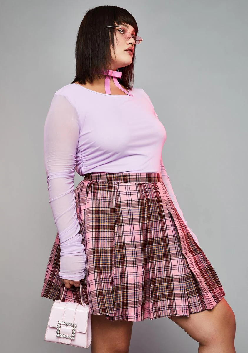 Miss Teacher's Pet Plaid Skirt - Image 2