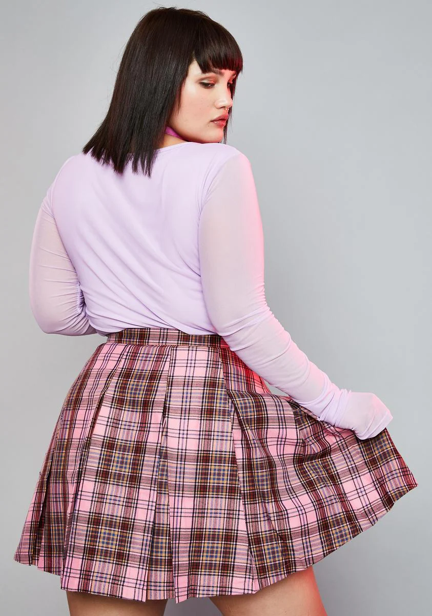 Miss Teacher's Pet Plaid Skirt - Image 4