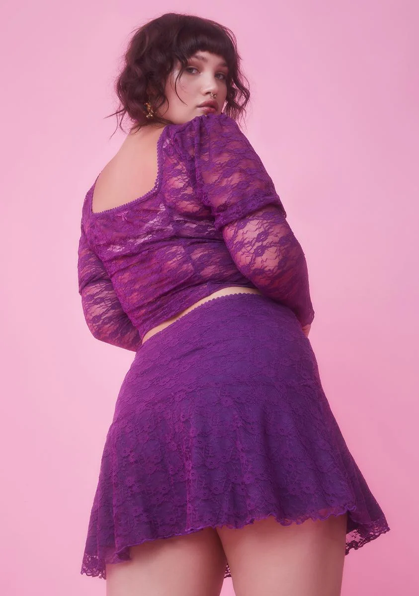 Miss This Provincial Life Lace Skirt - Image 4
