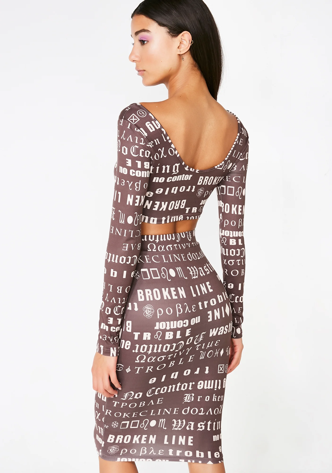 Misunderstood Words Skirt Set - Image 4