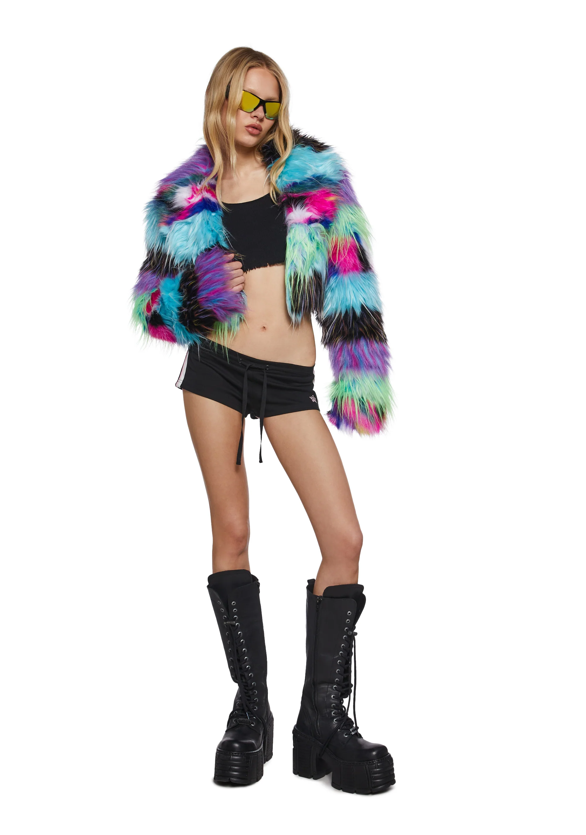Little Monster Faux Fur Jacket - Image 2