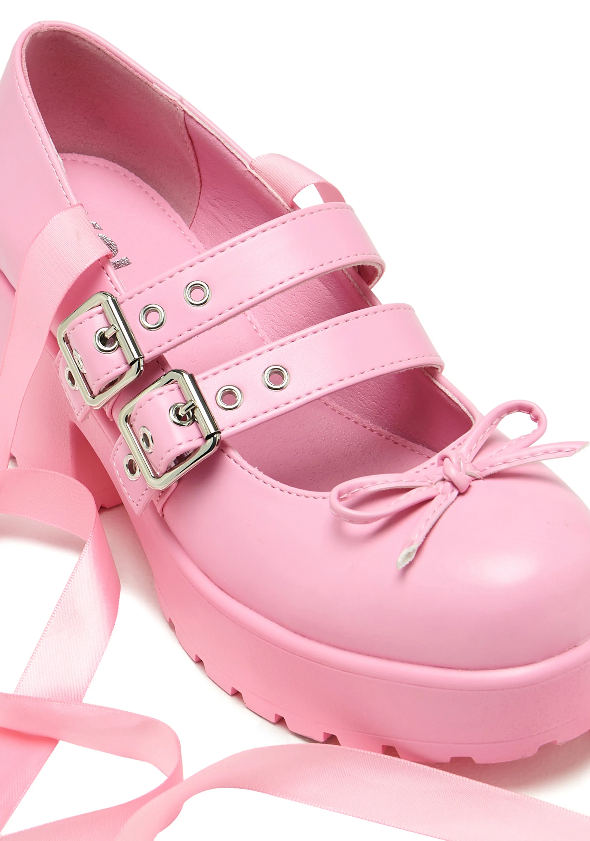 Miyako Lace Up Ballet Shoes - Image 5