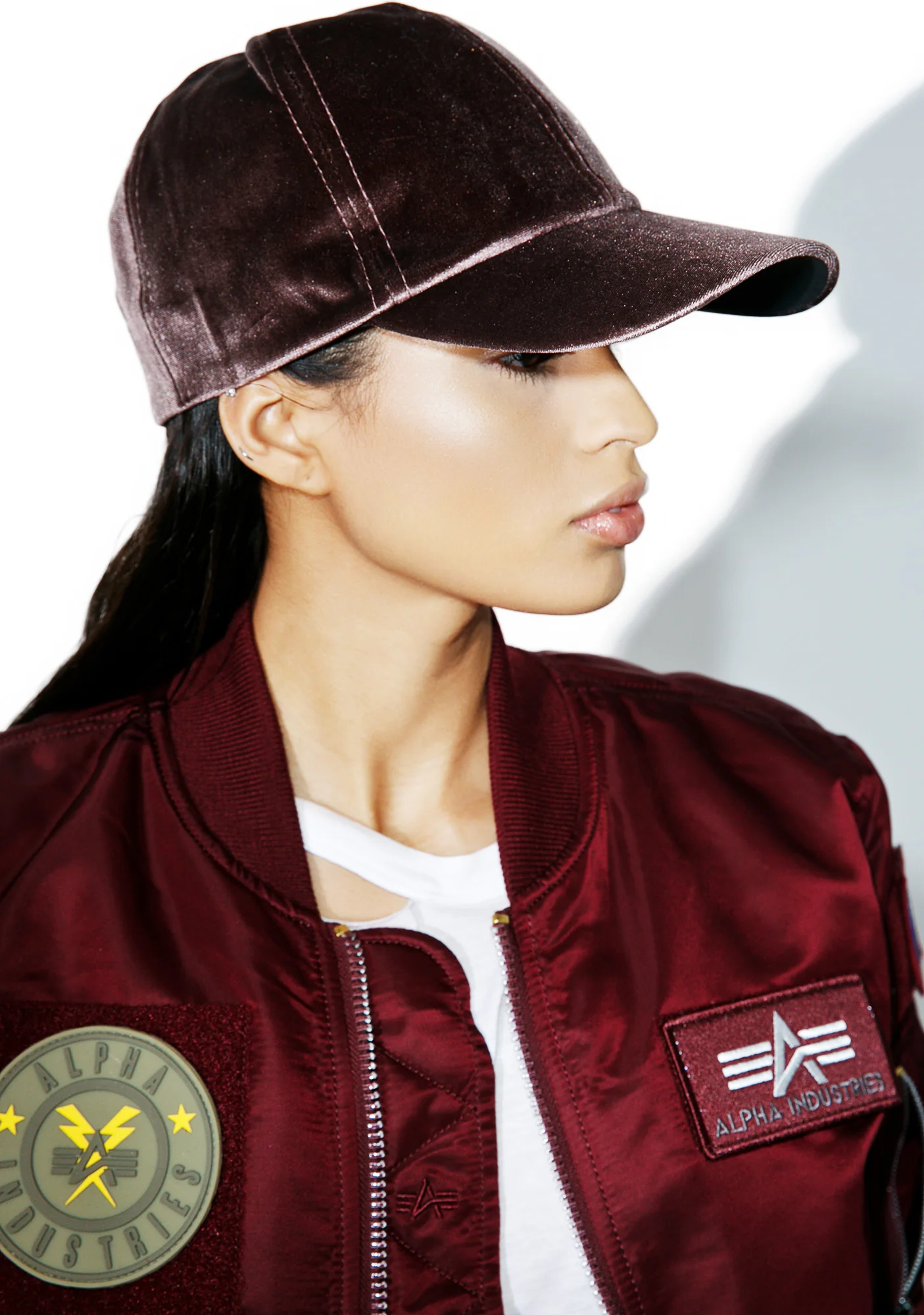 Mocha Velvet Dad Hat - Image 5
