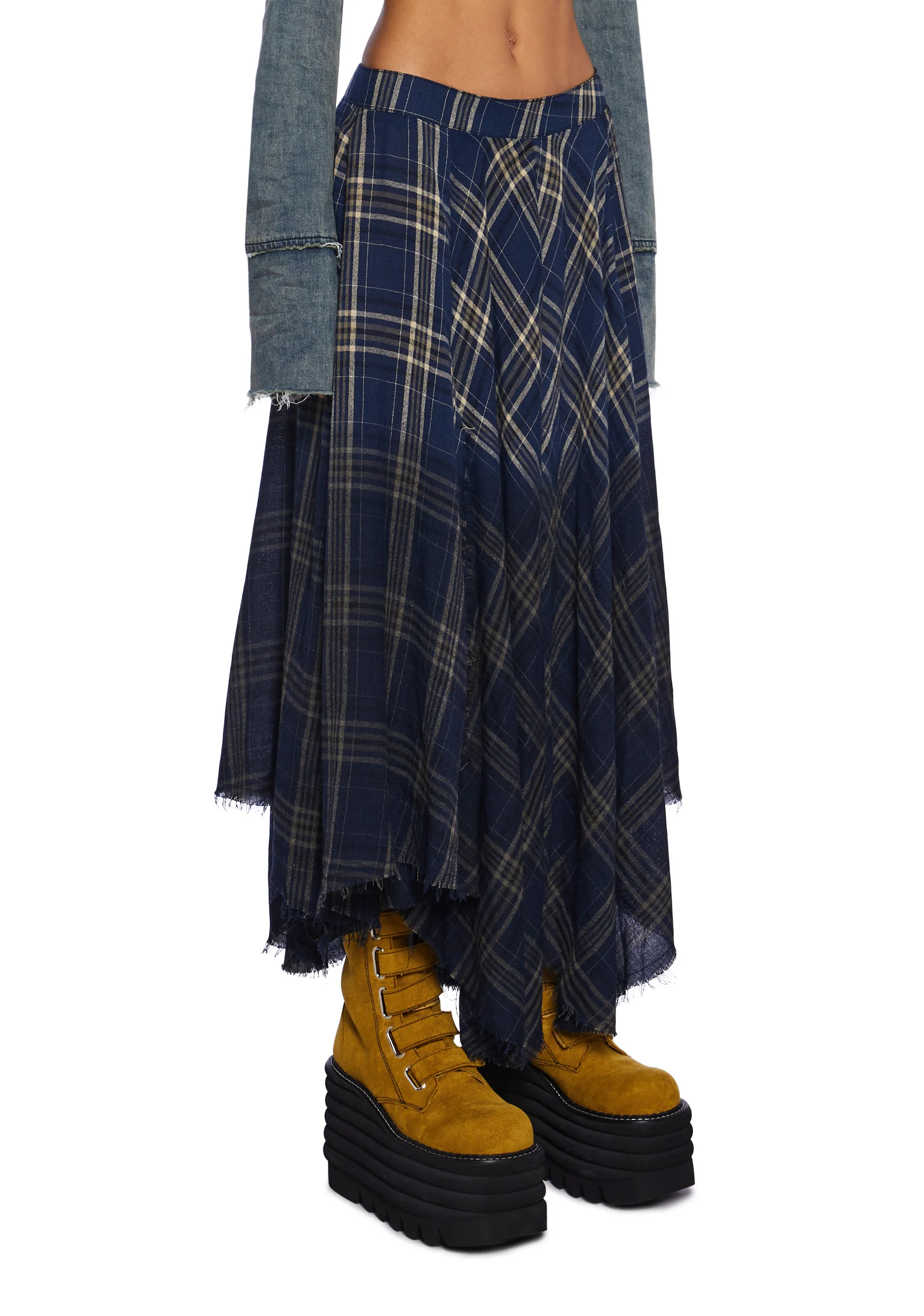 Model Approved Maxi Skirt - Blue - Image 3