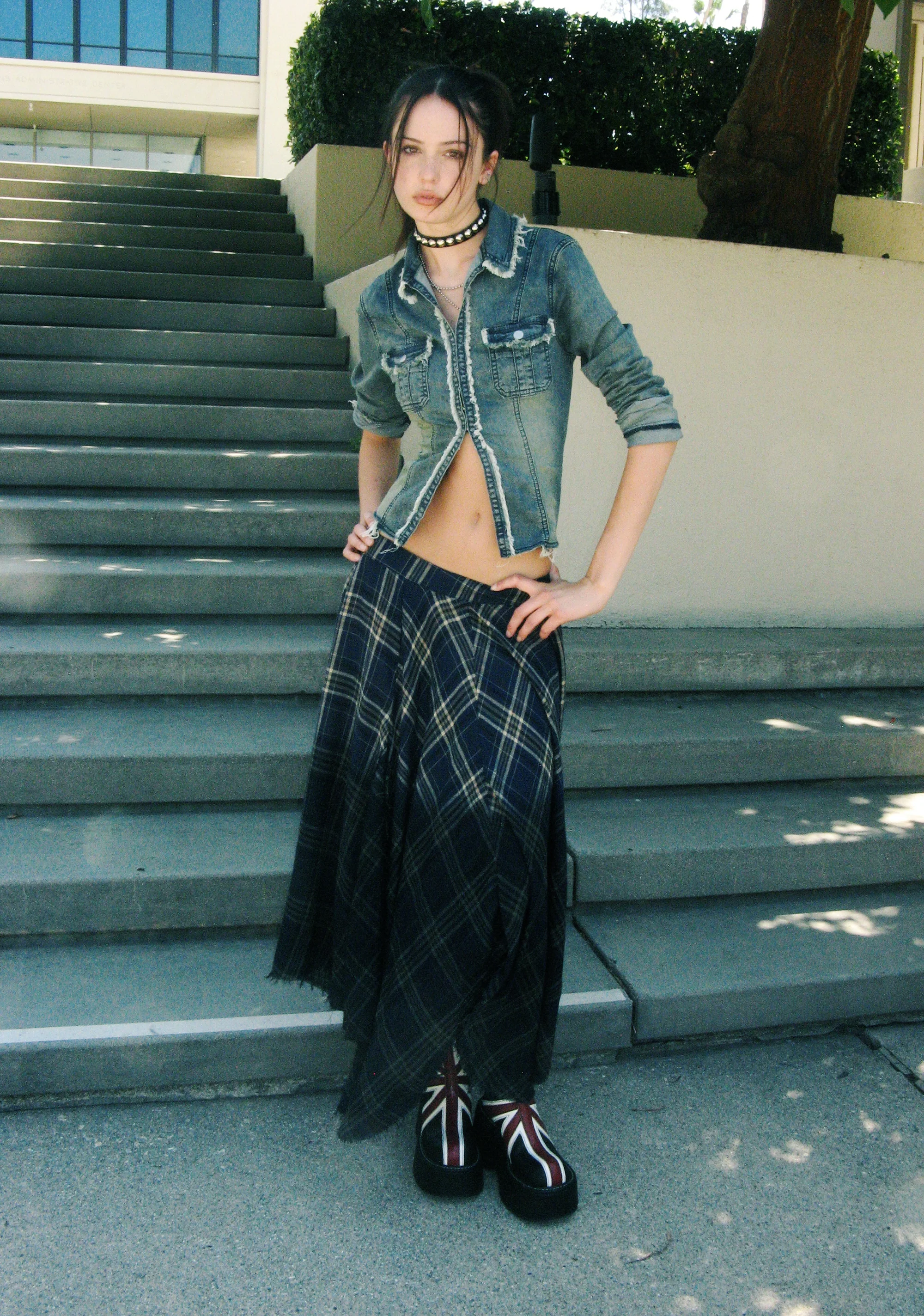 Model Approved Maxi Skirt - Blue - Image 7