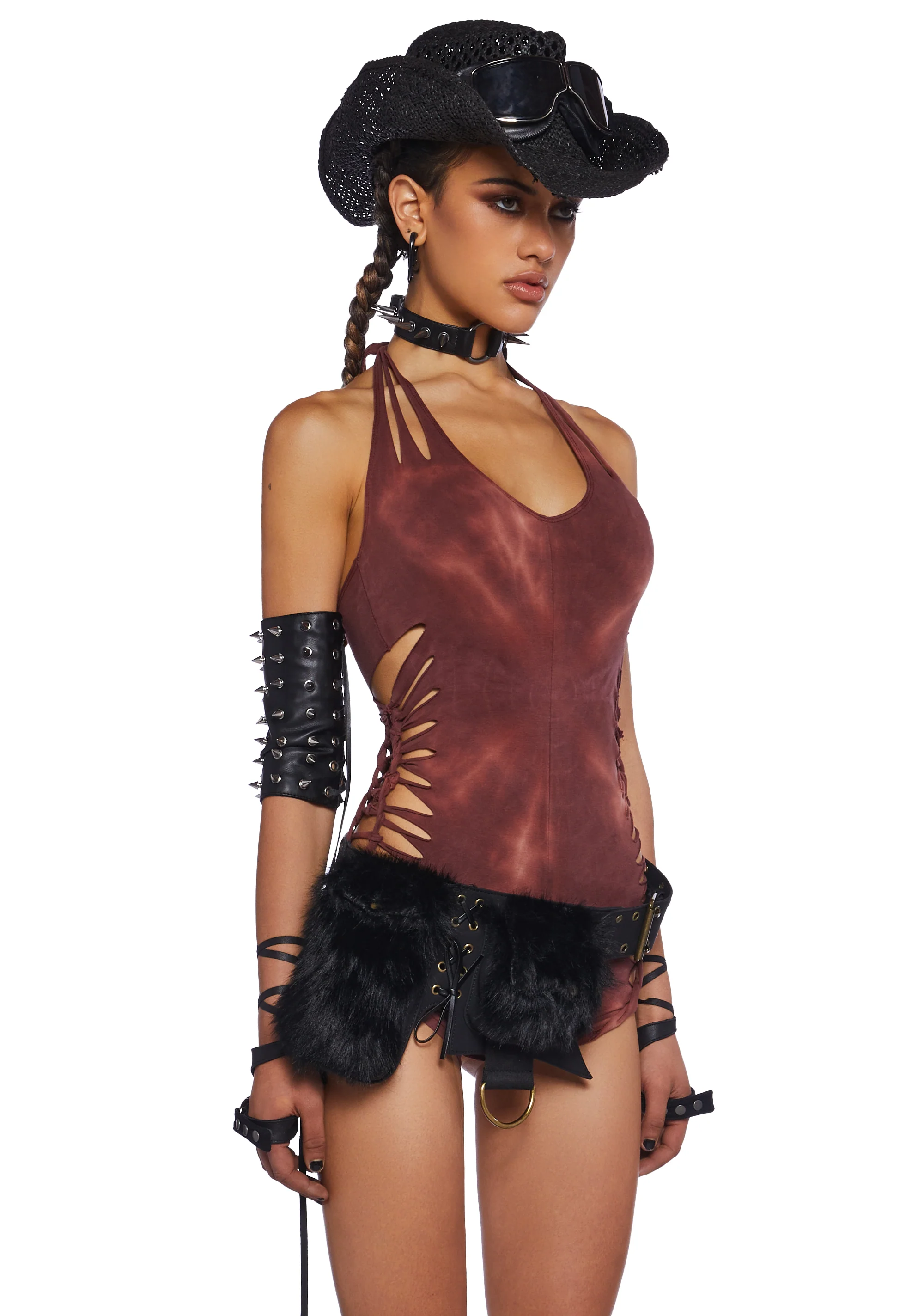 Mojave Dreams Utility Belt - Black Fur - Image 4