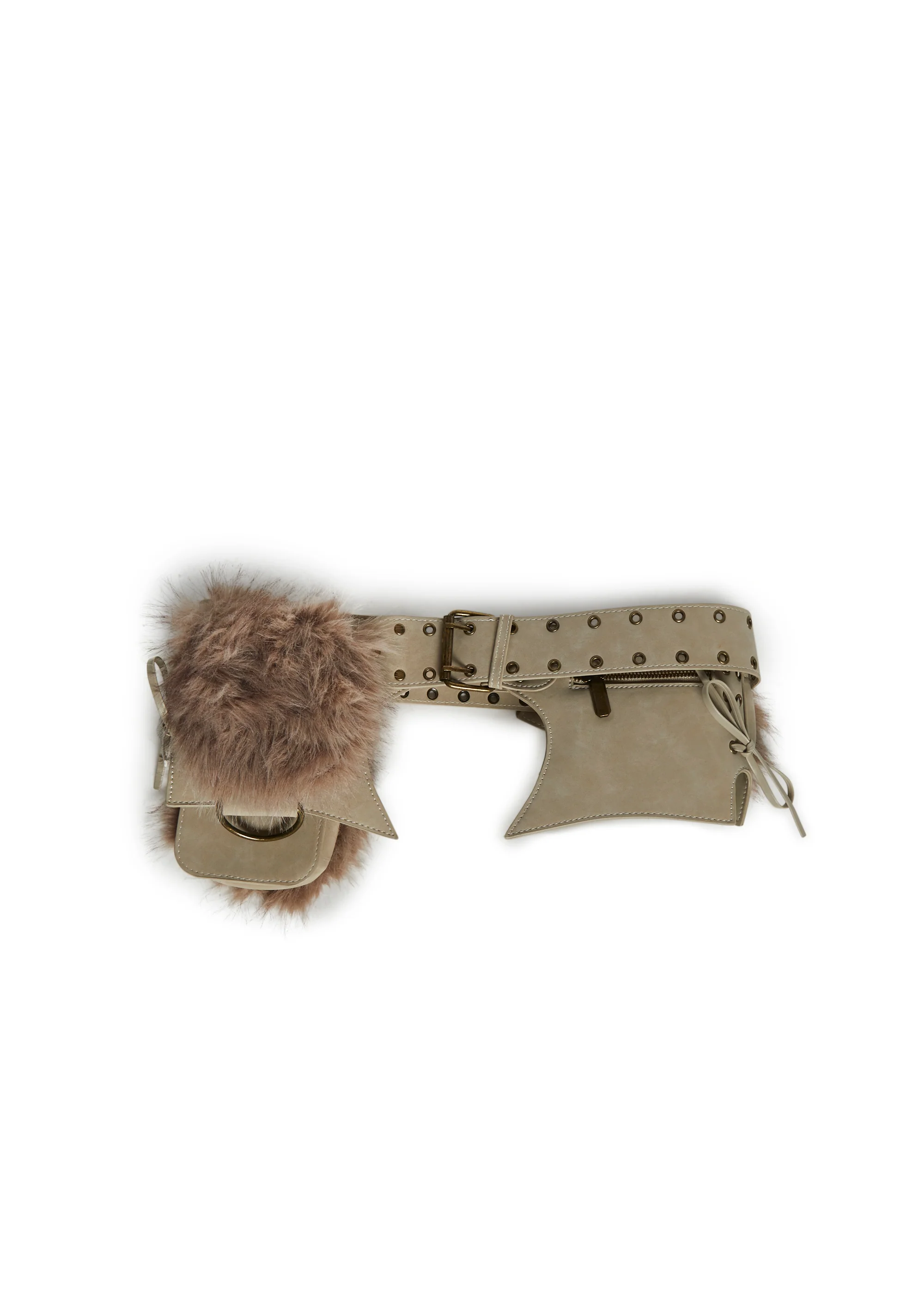 Mojave Dreams Utility Belt - Beige Fur - Image 7
