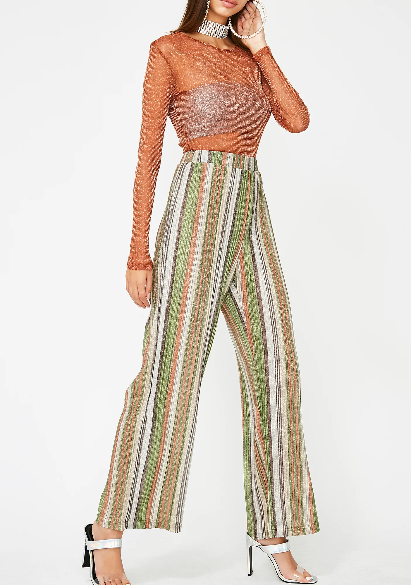 Mojito High Beams Striped Pants - Image 2