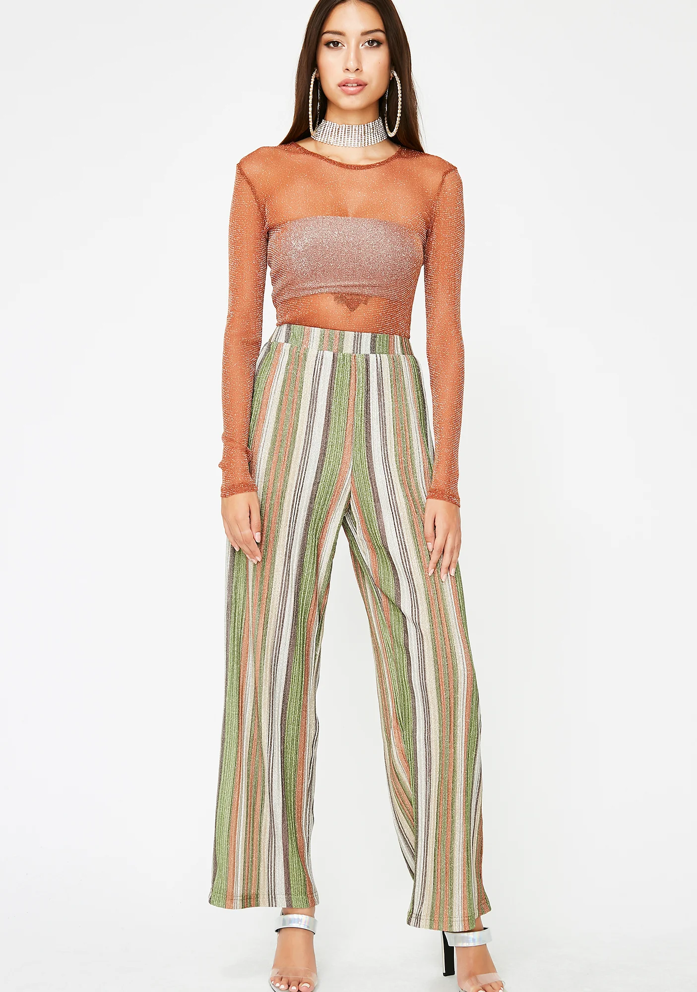 Mojito High Beams Striped Pants - Image 3