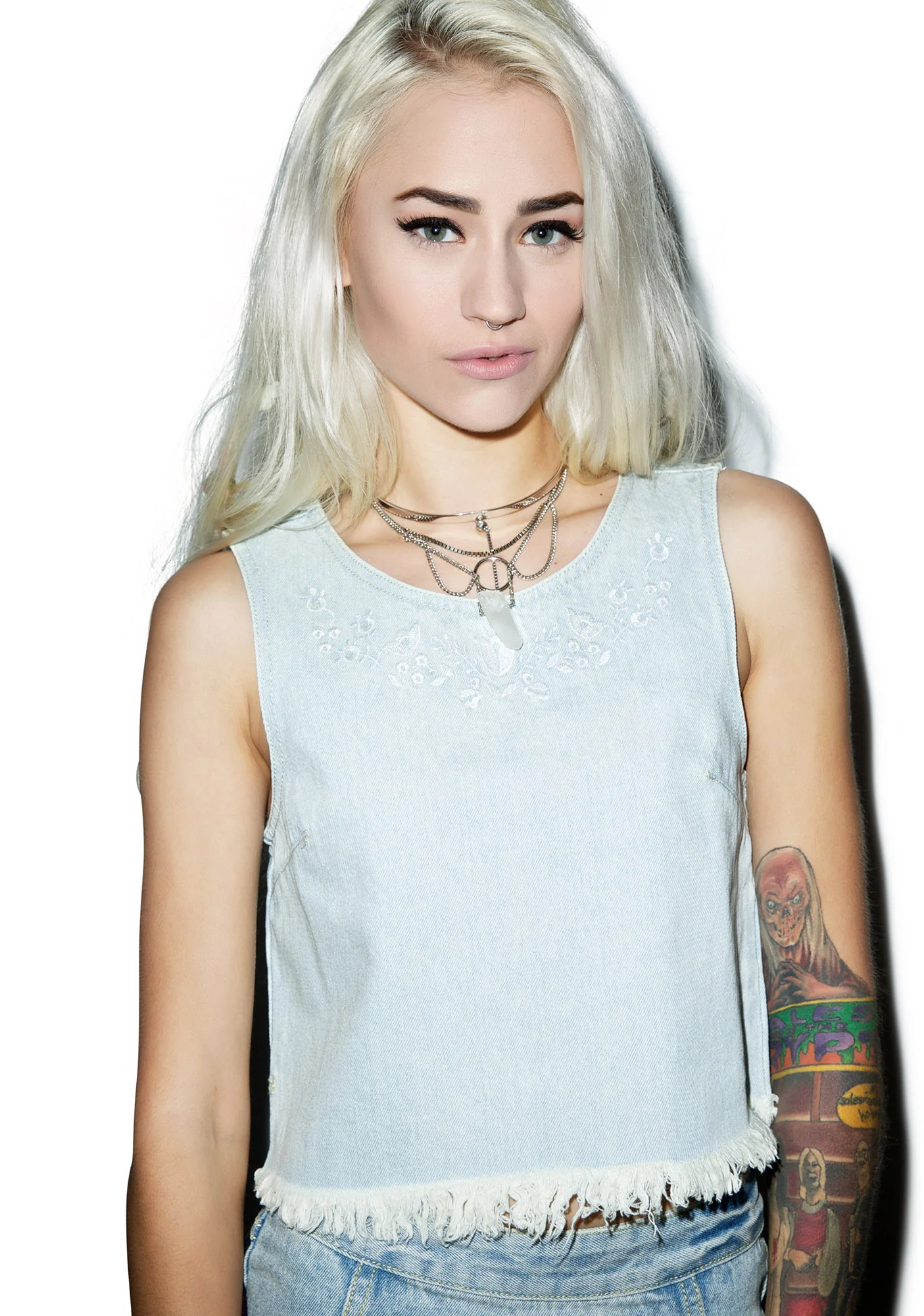 Moku Rigid Denim Shell Top - Image 4