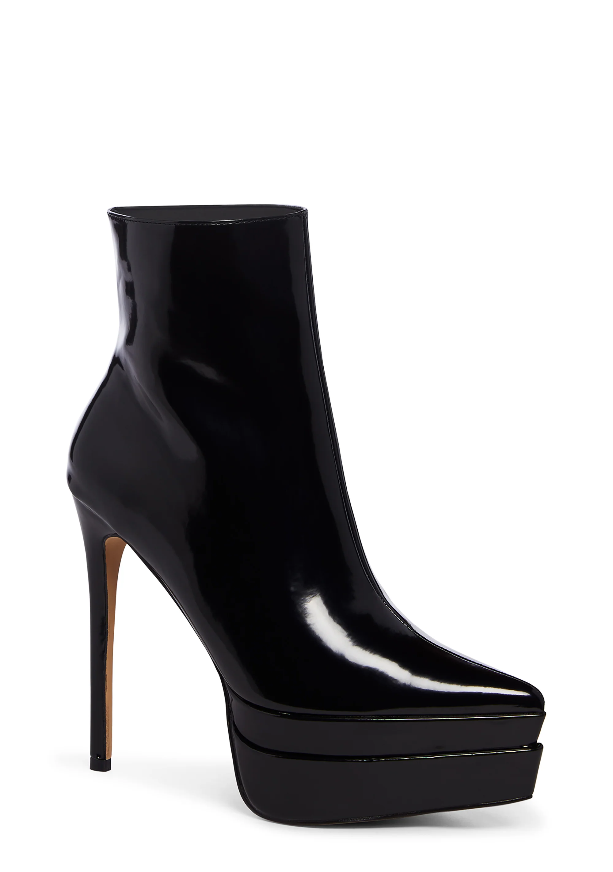 Mondavi Heeled Platform Boots - Black - Image 2