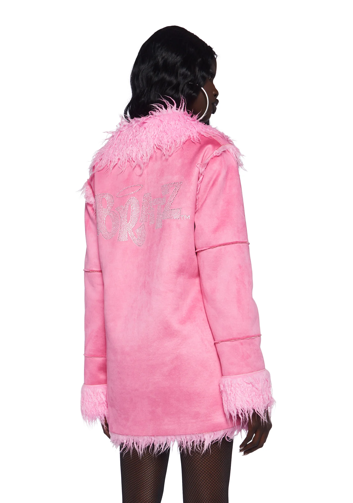 Money Not Boys Faux Fur Coat - Image 4