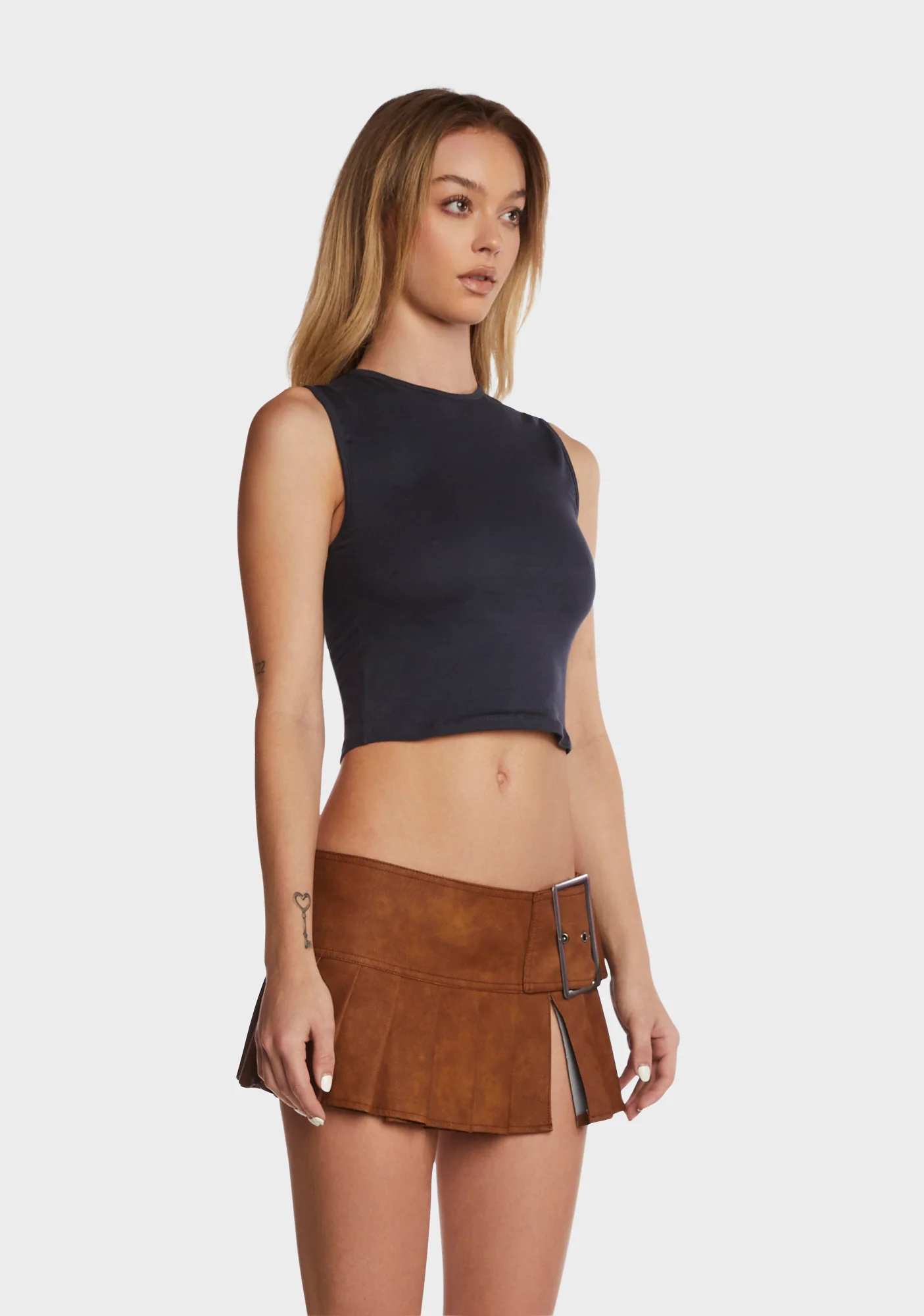 Monlo Vest Top - Blue - Image 3