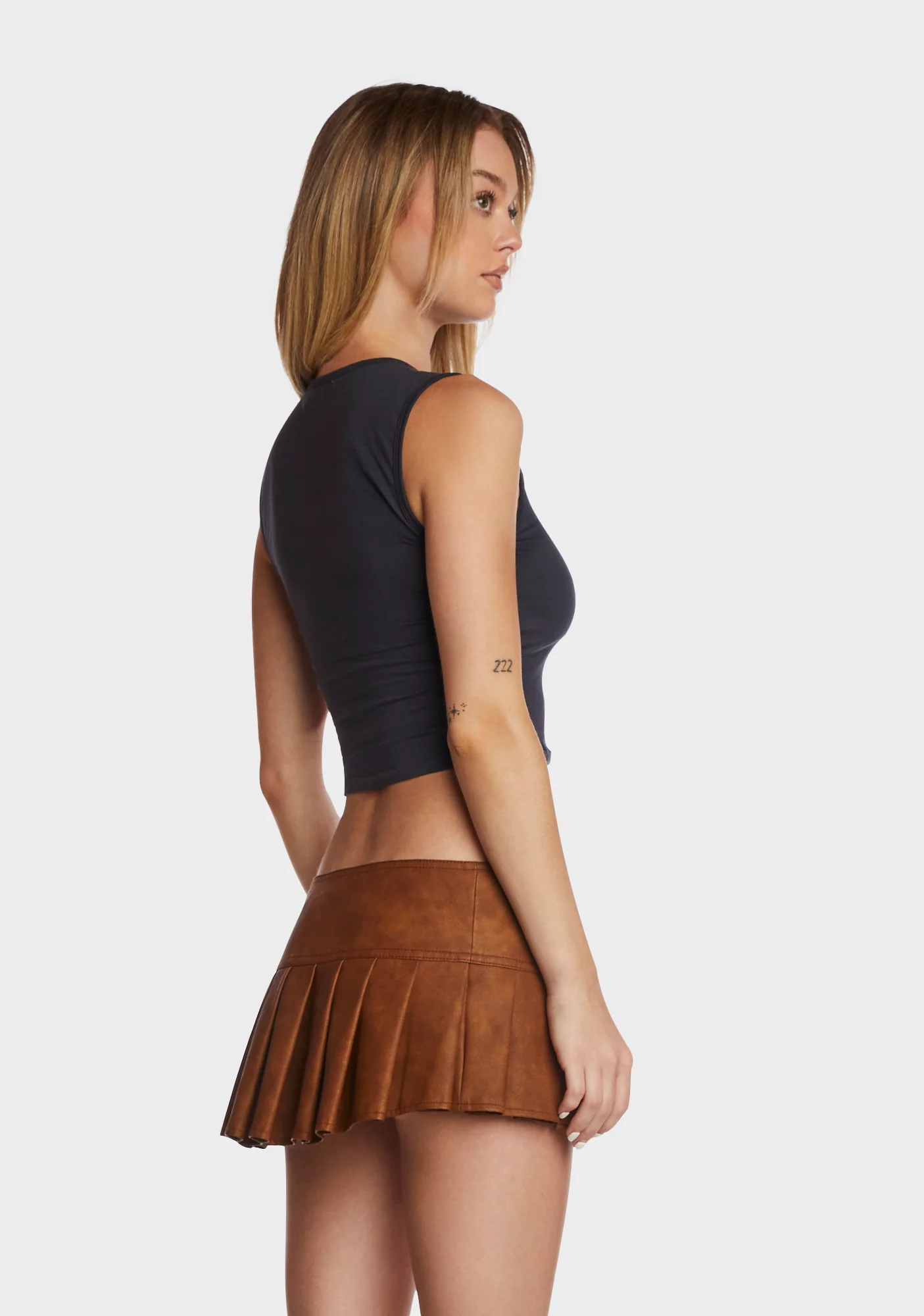 Monlo Vest Top - Blue - Image 4
