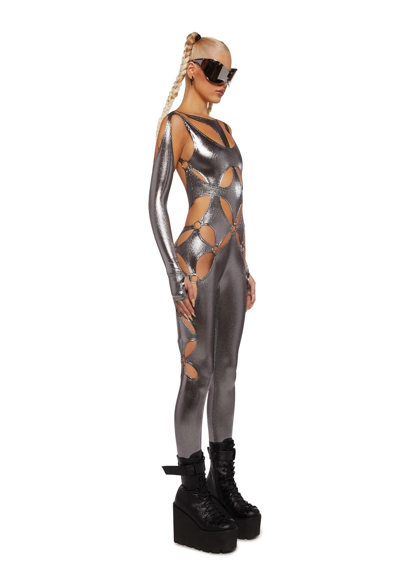 Monochrome Chaos Full Bodysuit - Image 3