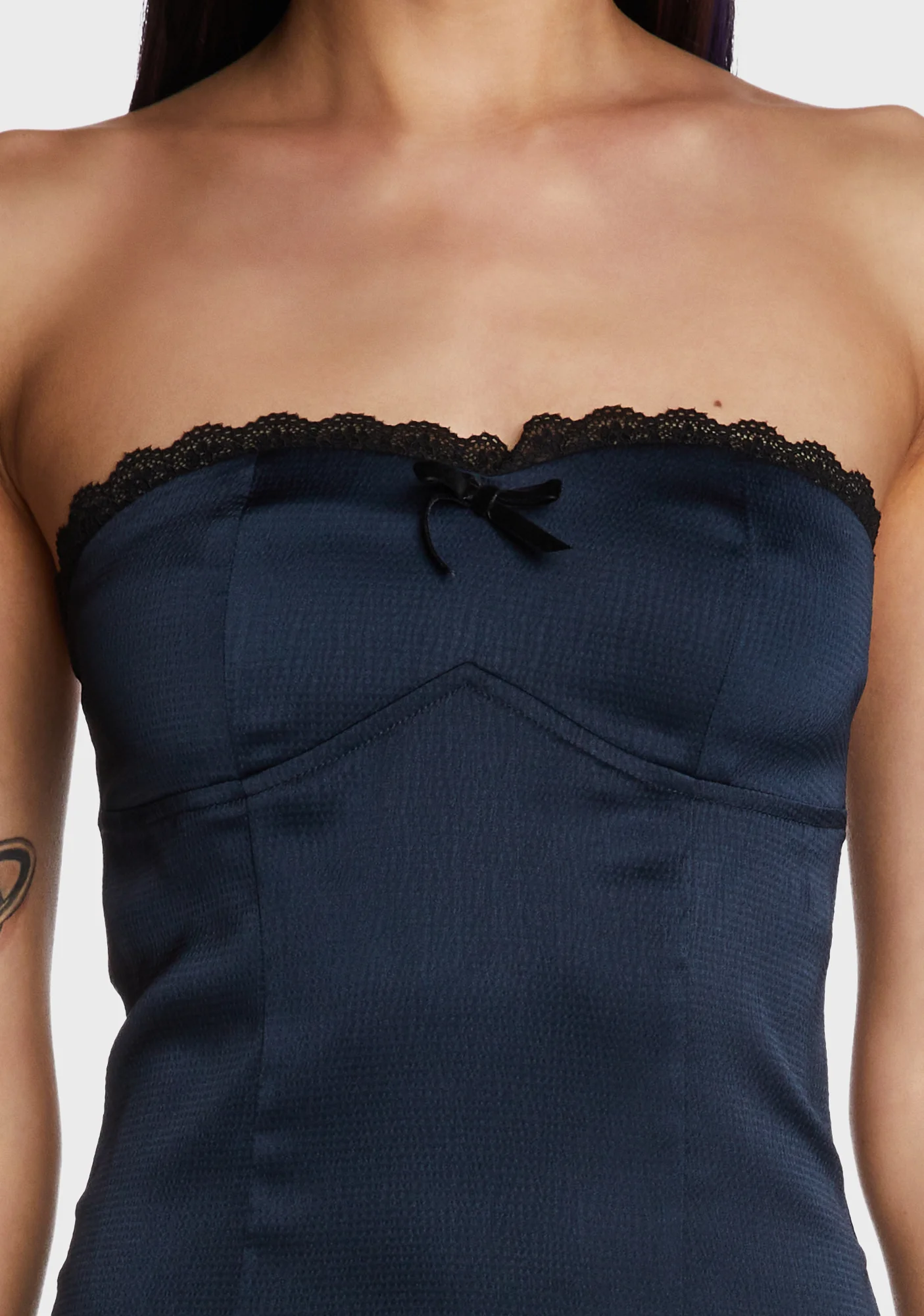 Moonlight Drive Mini Dress - Blue - Image 2