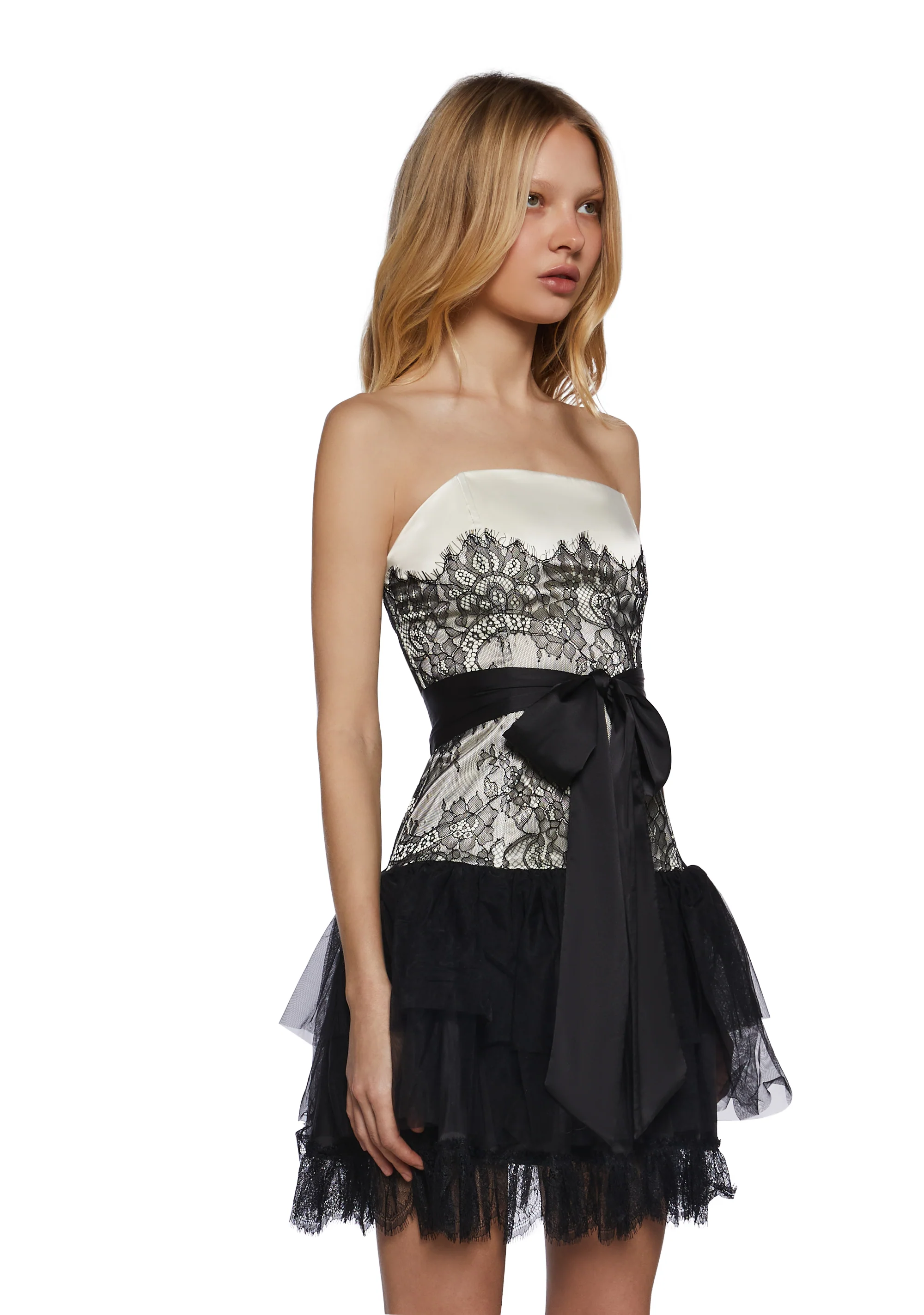 Moonlight Heartbreak Mini Dress - Image 3