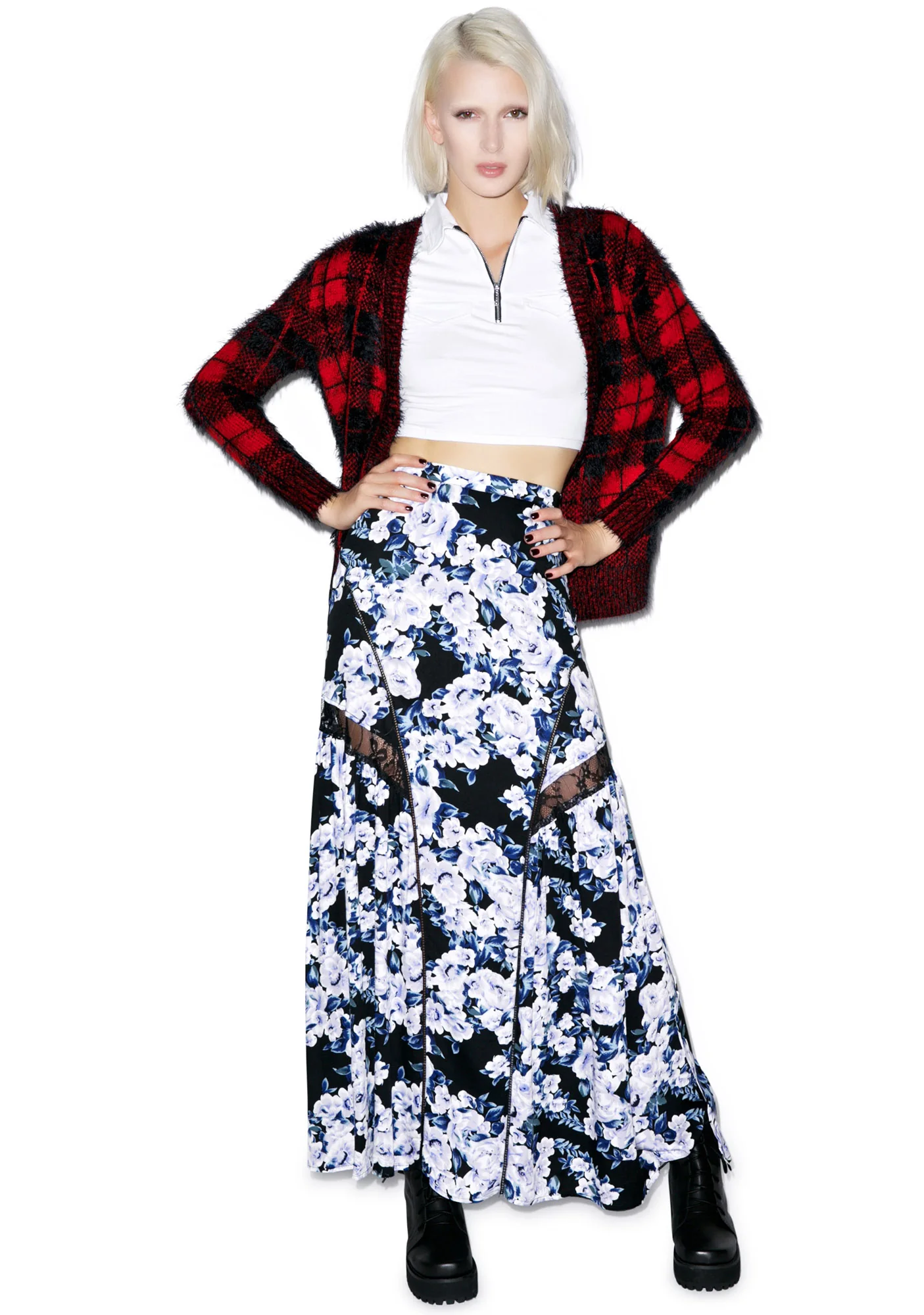 Moonlit Fountain Maxi Skirt - Image 3