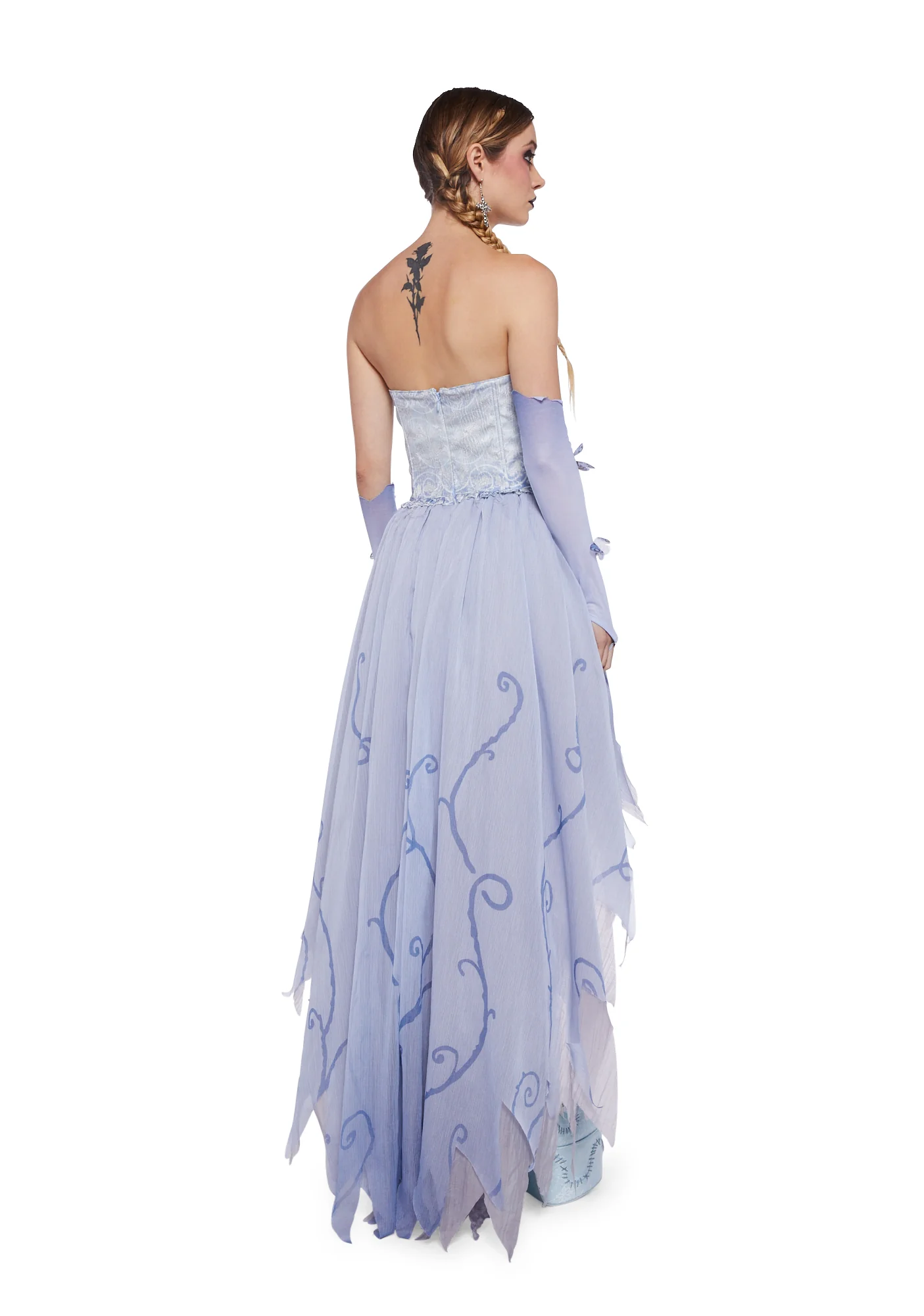 Moonlit Glow High-Low Dress - Image 4