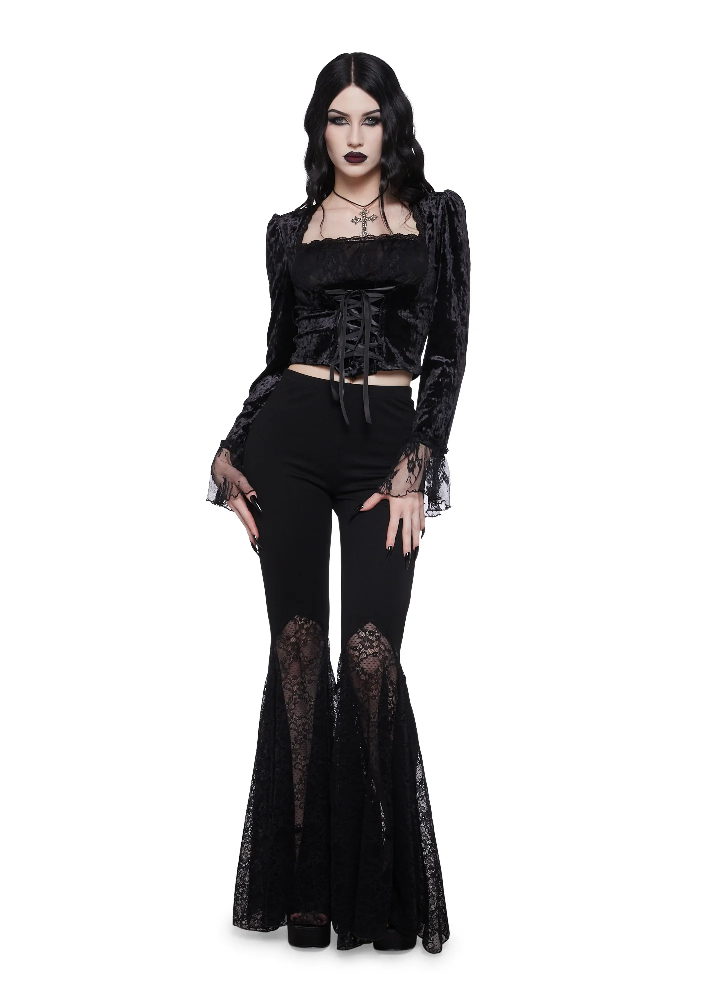 Moonlit Mingle Long Sleeve Top - Image 6