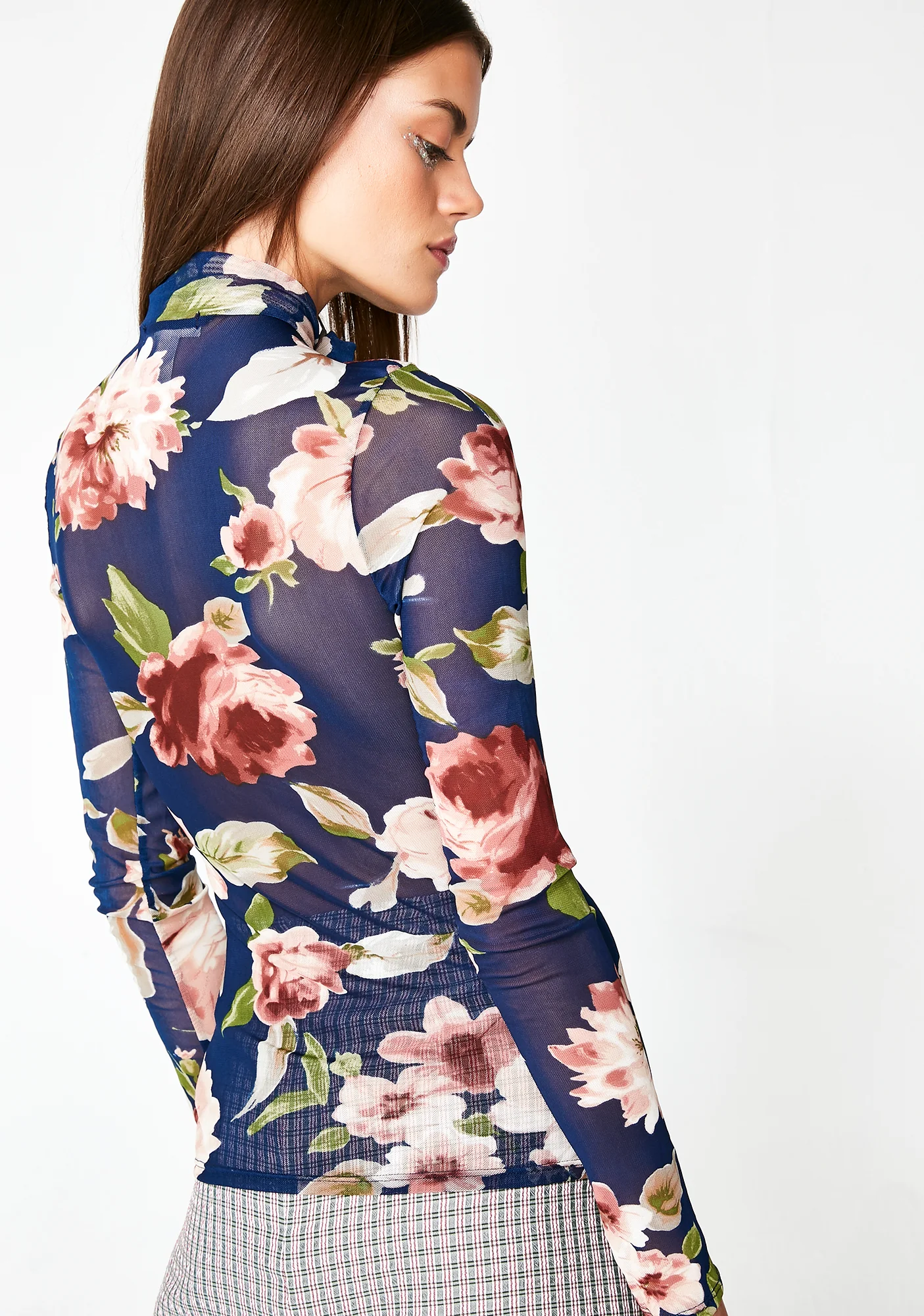Moonshine Bed Of Rose Sheer Top - Image 4