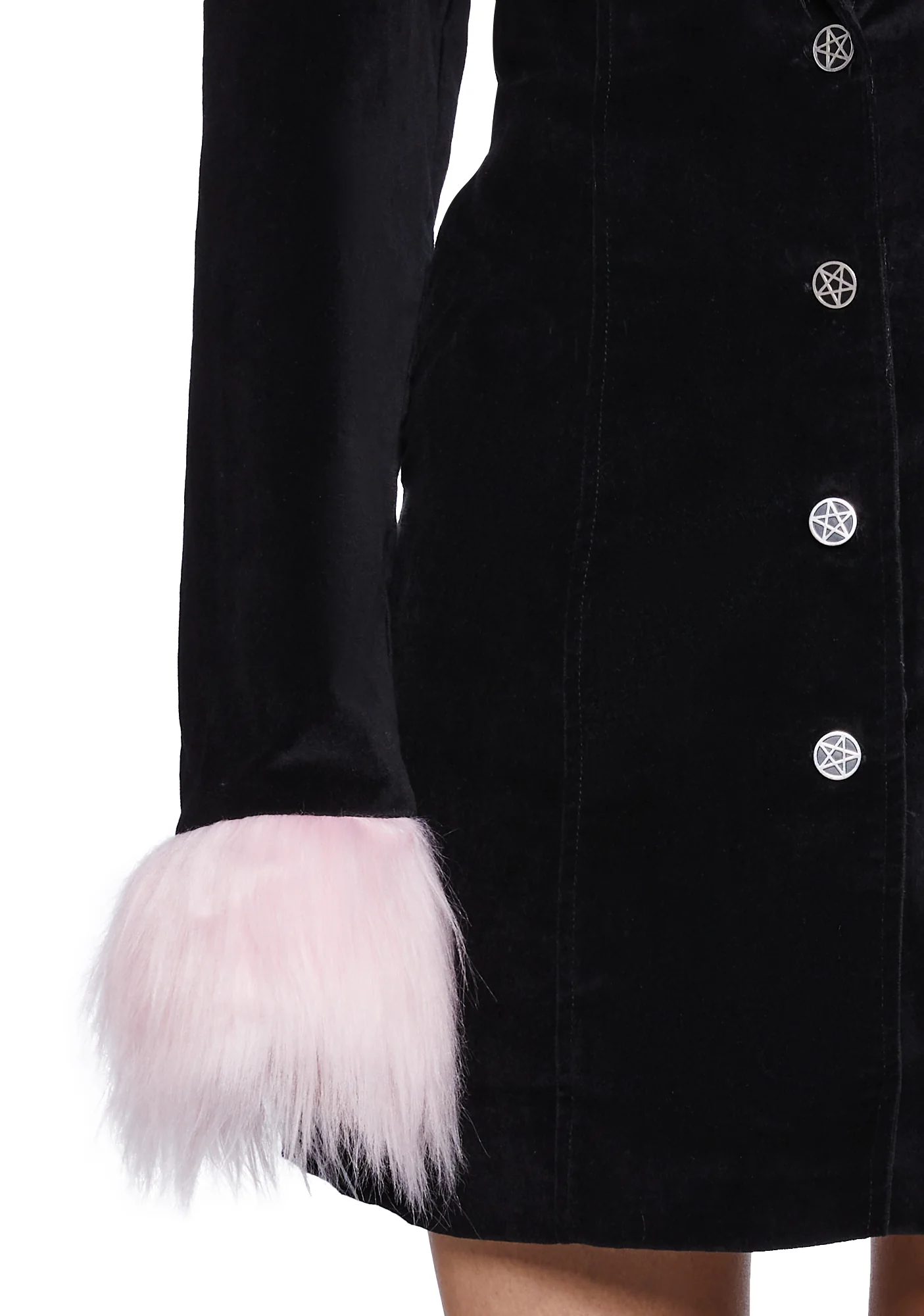 Morbid Beauty Velveteen Coat - Image 5
